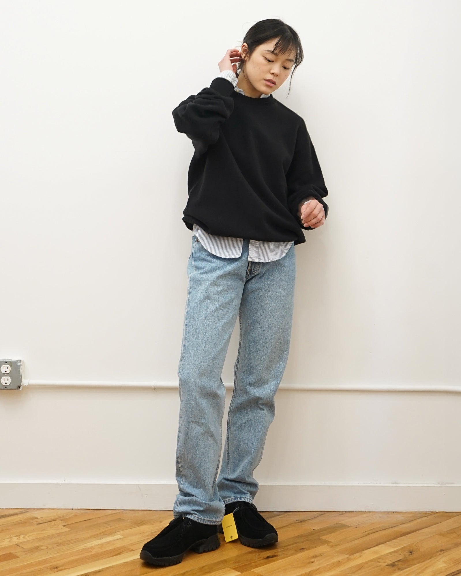 FGS Originals -  Loopwheel Crewneck Sweatshirt / Black