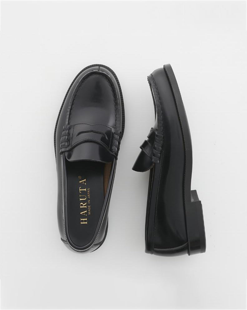 Haruta Leather 906 Loafer Black