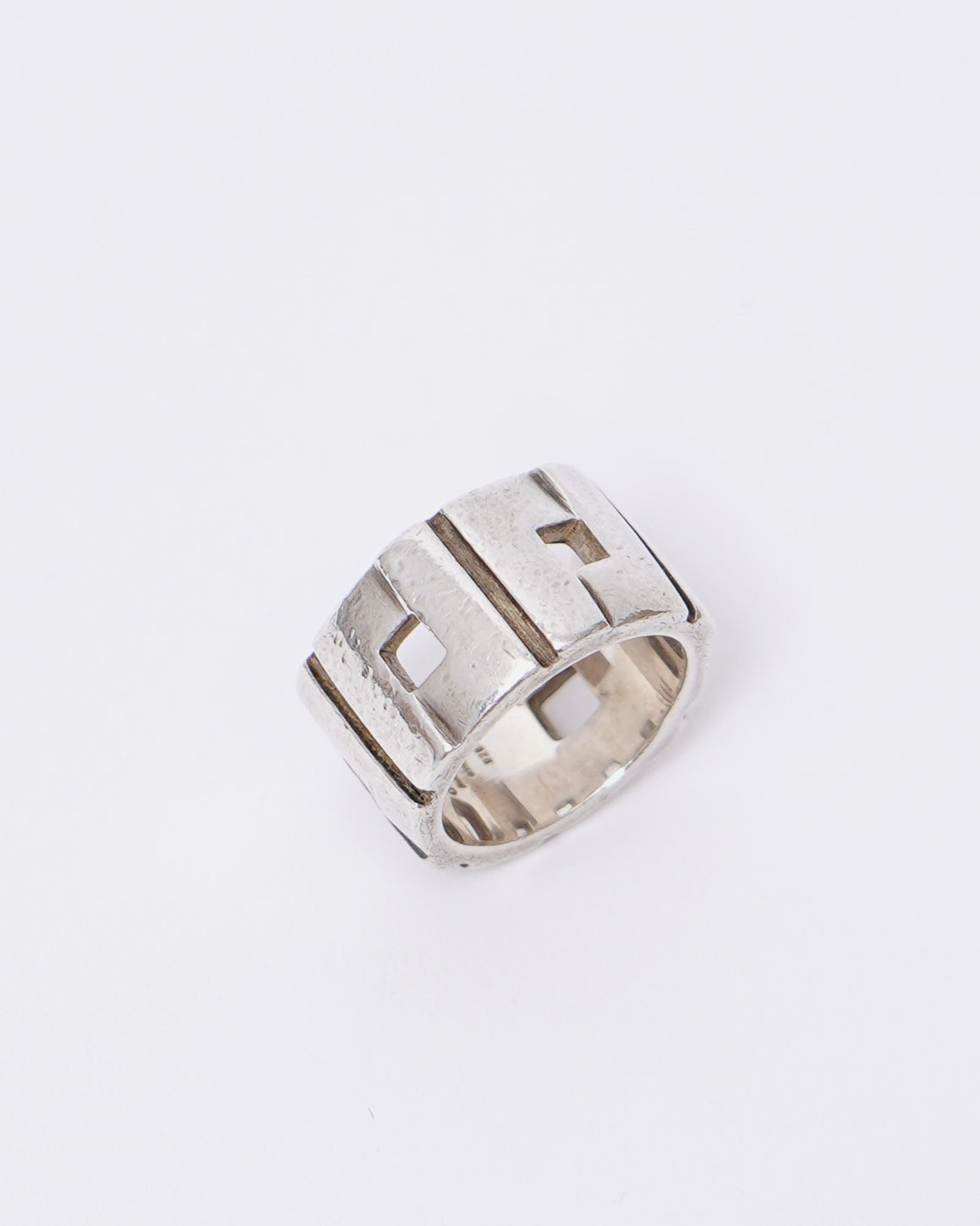 Silver Multi Cross G Ring