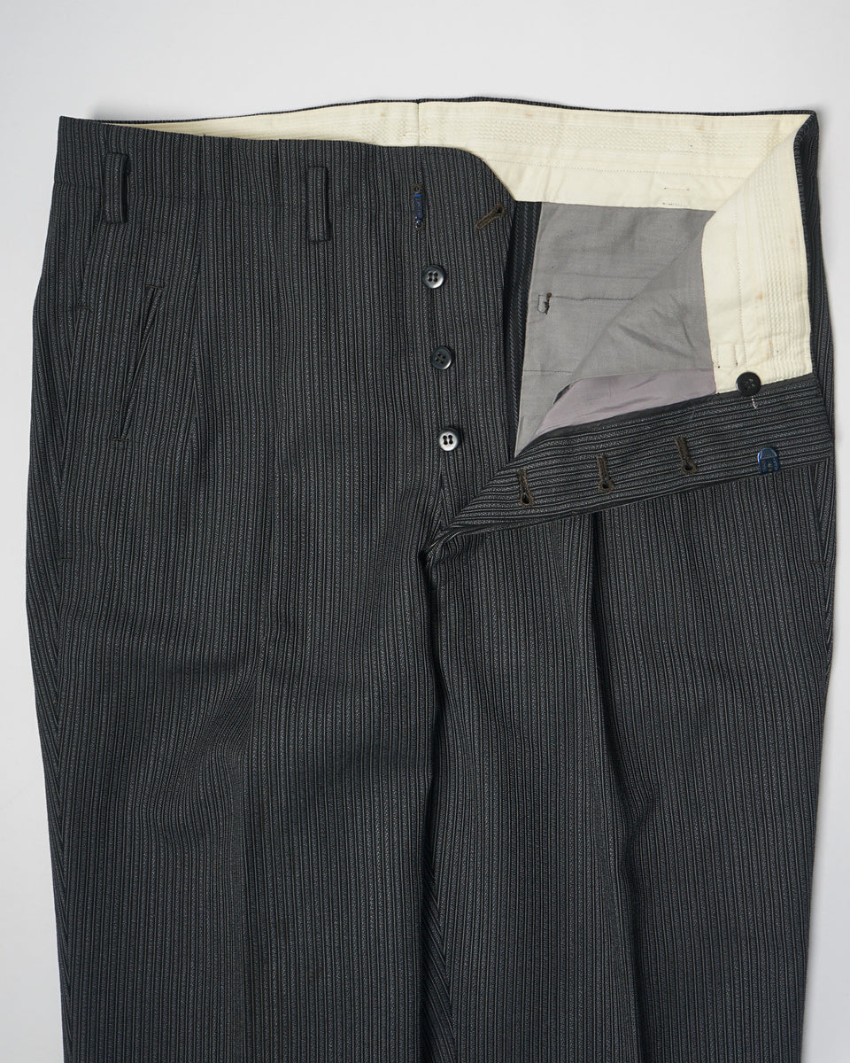 1960's Stripe Wool Trousers / Size: 34 – Front General Store