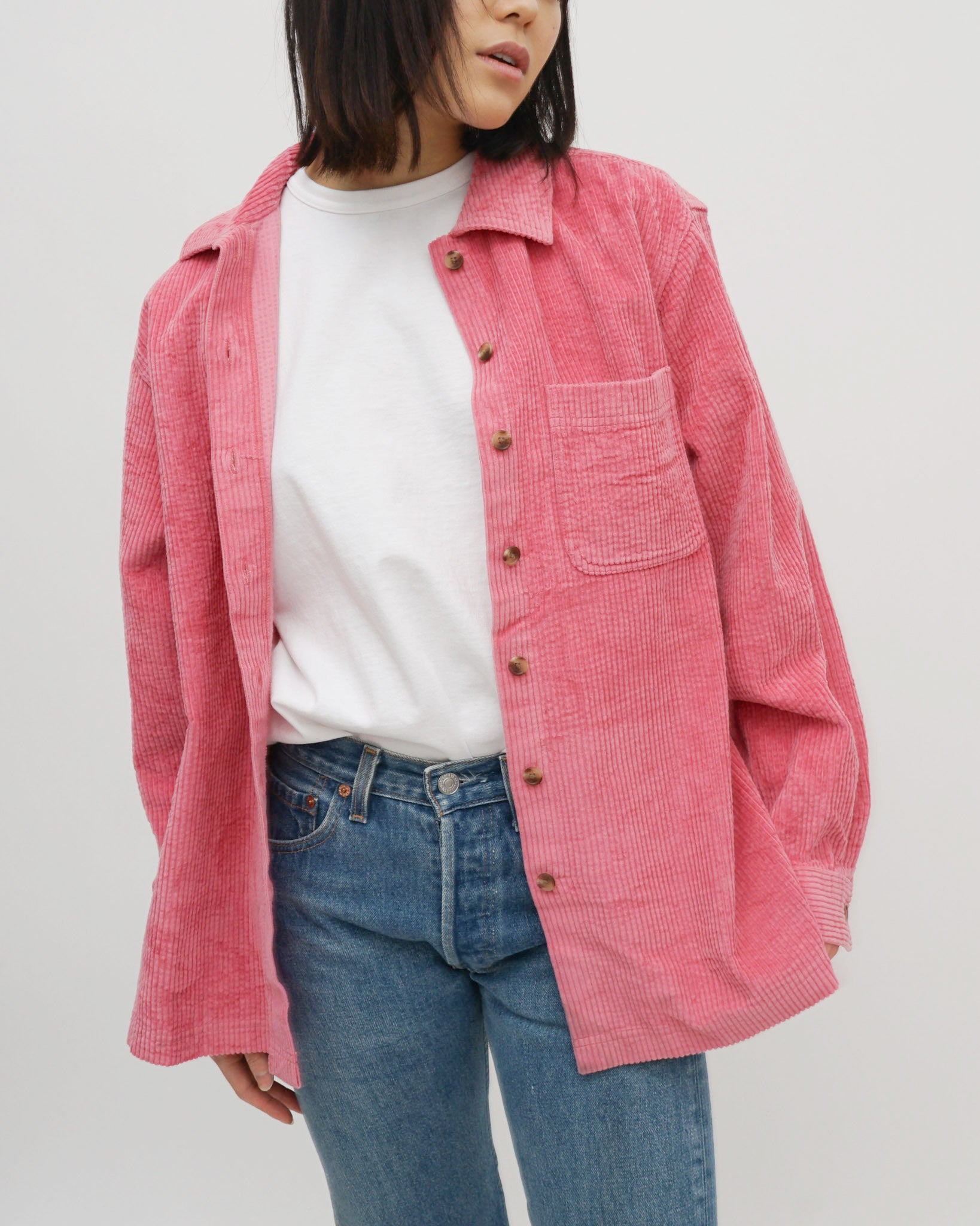 Corduroy Shirts / Pink