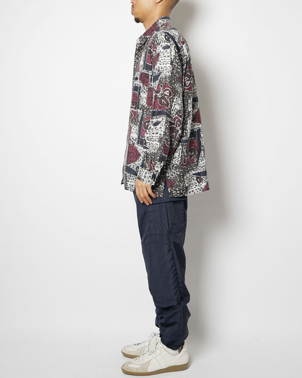 Silk Shirts Long Sleeve Patterned / F
