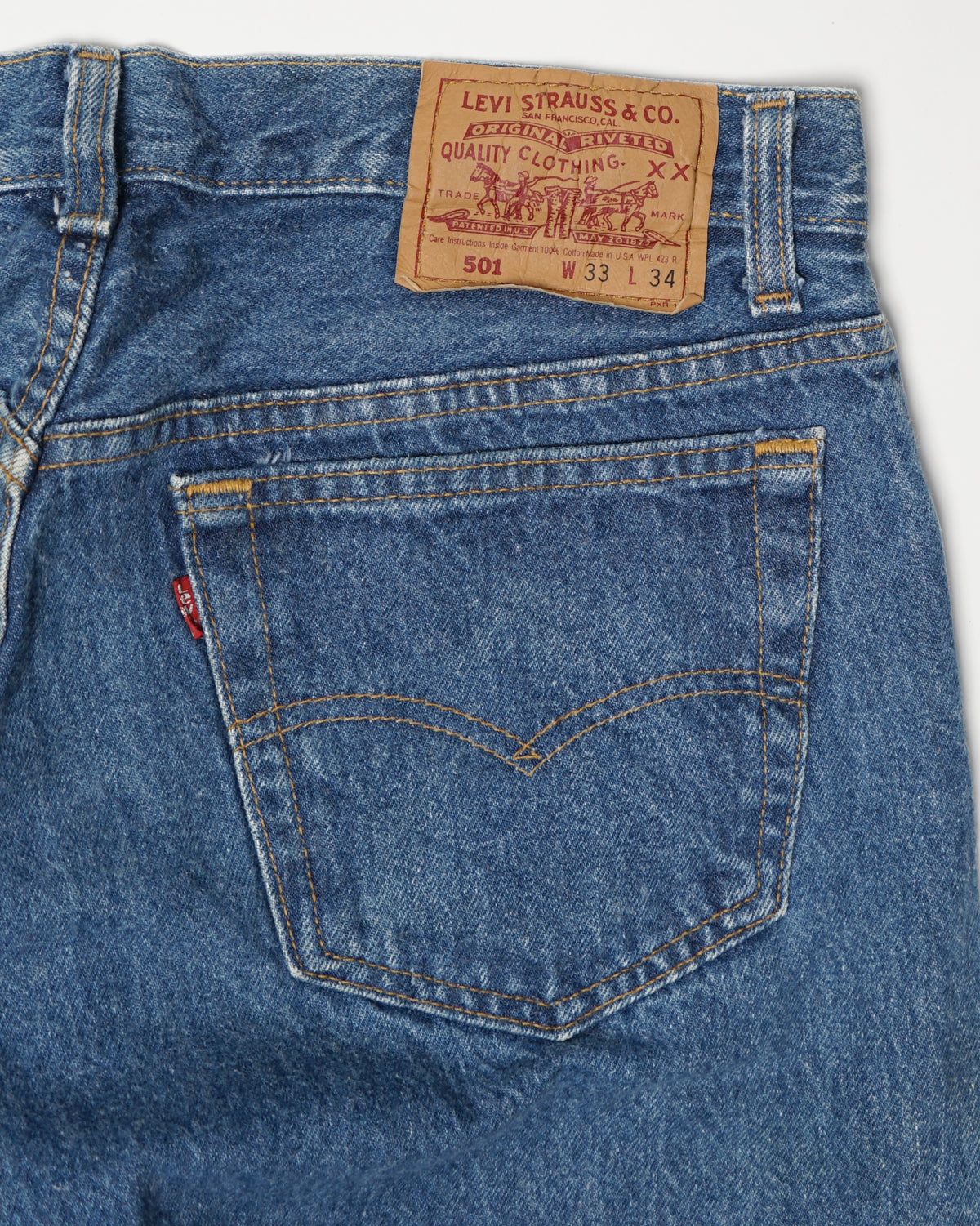 501 Straight Fit Denim Pants
