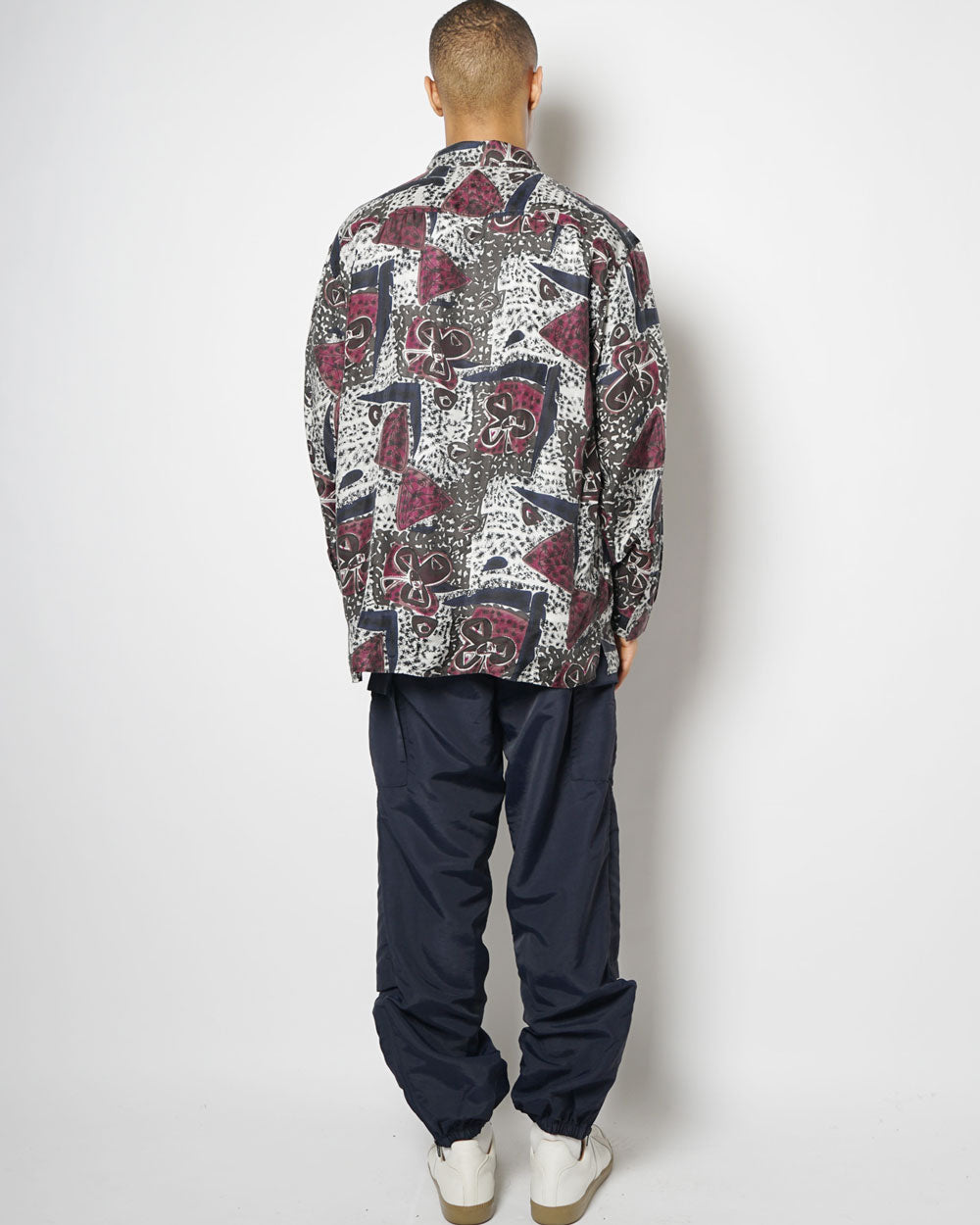 Silk Shirts Long Sleeve Patterned / F