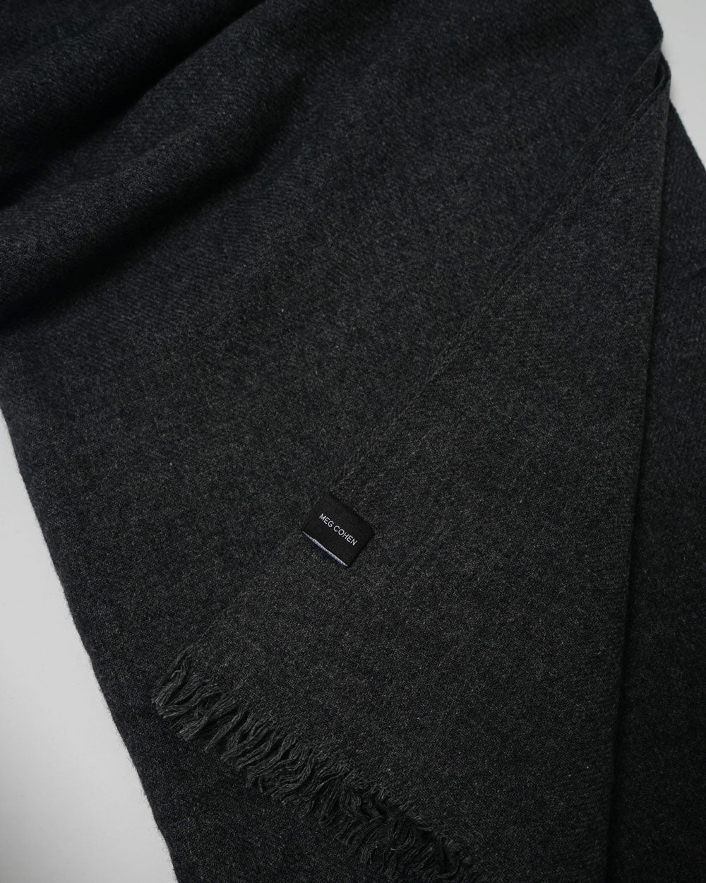 Hudson Scarf Cotton Wool / Gray