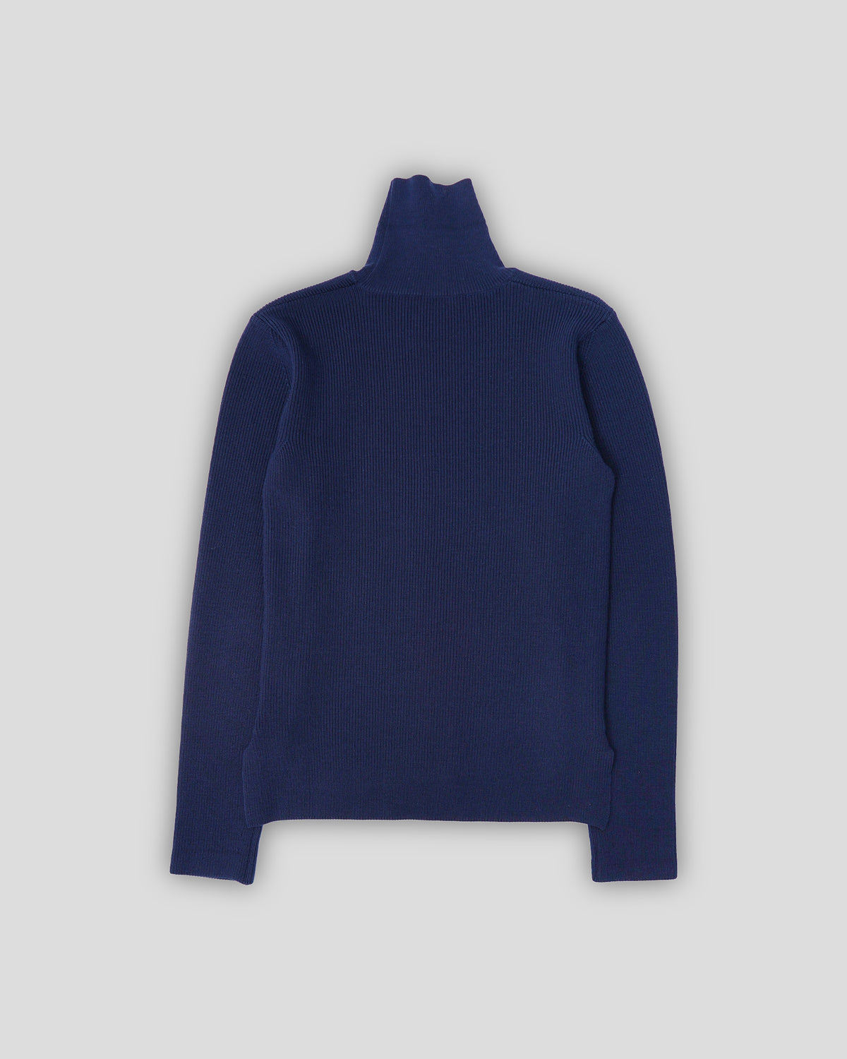 Side Zip Turtleneck Sweater