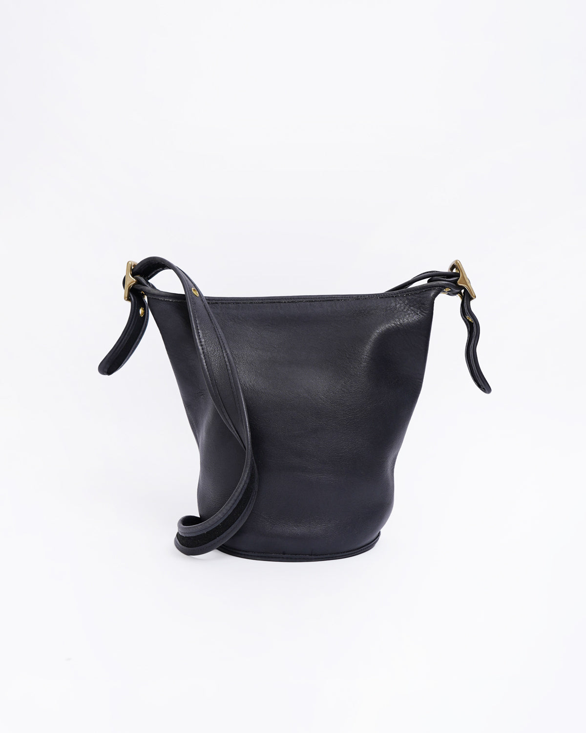Black Leather Shoulder Bag