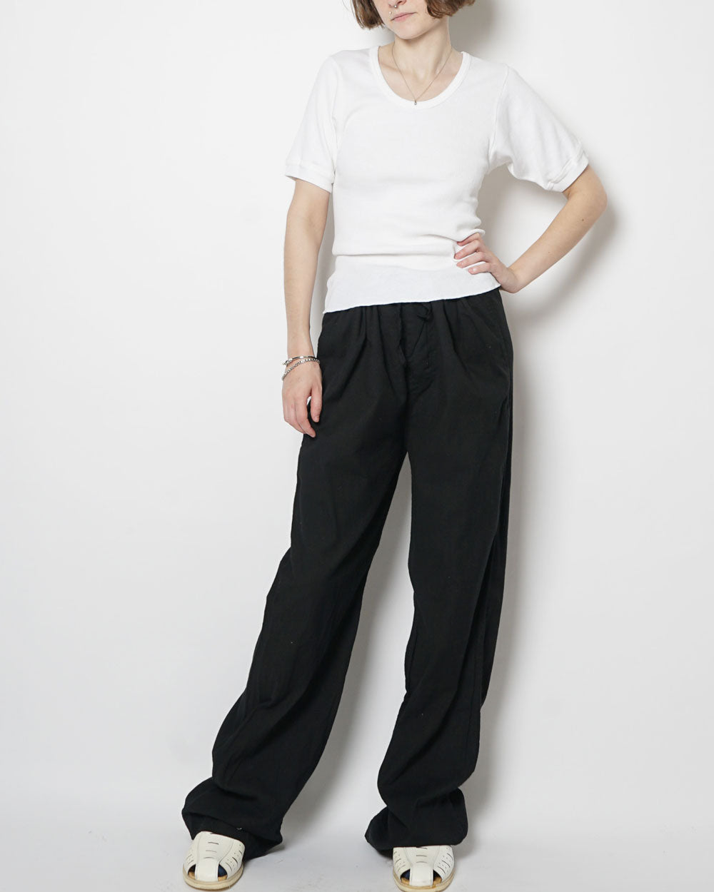 Black Easy Pants