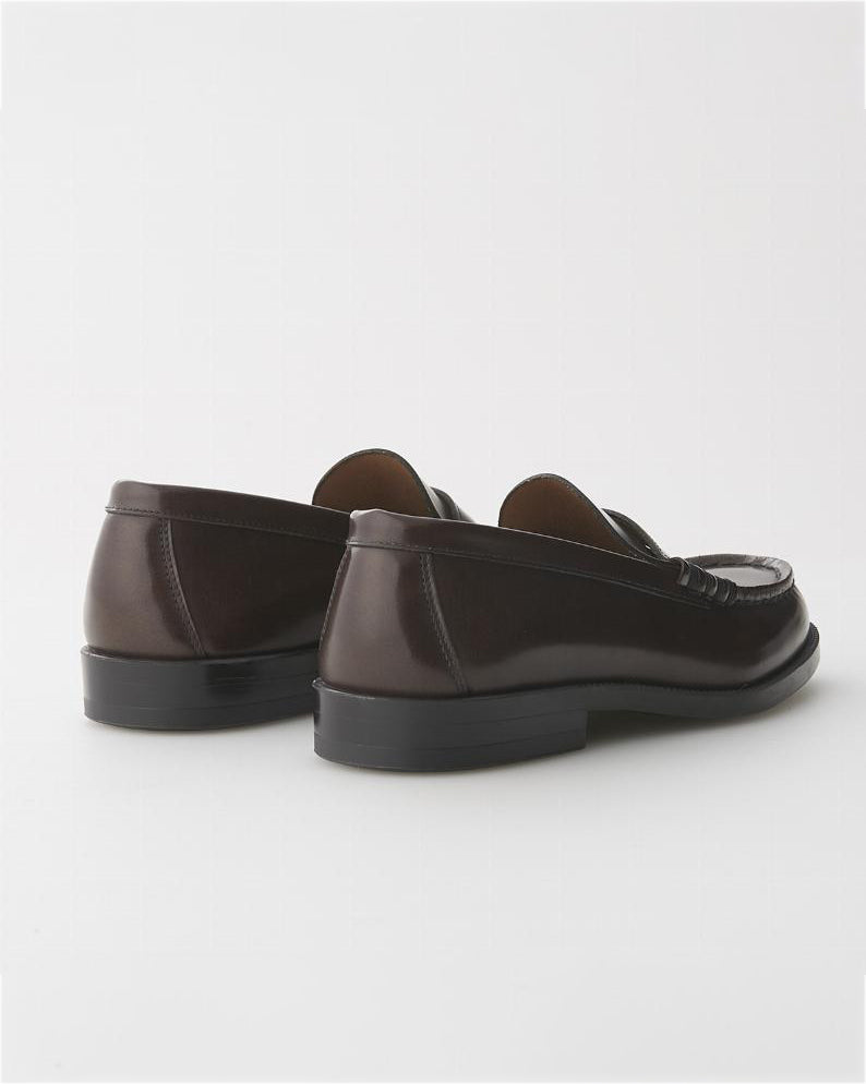 Haruta Leather 906 Loafer Dark Brown