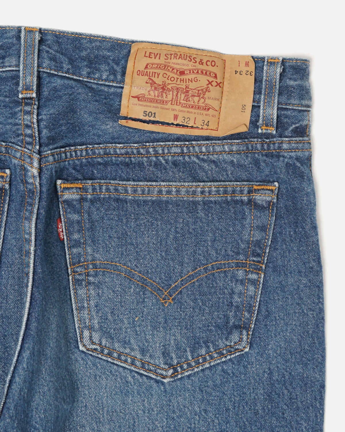 501 Straight Fit Denim Pants / size: 32