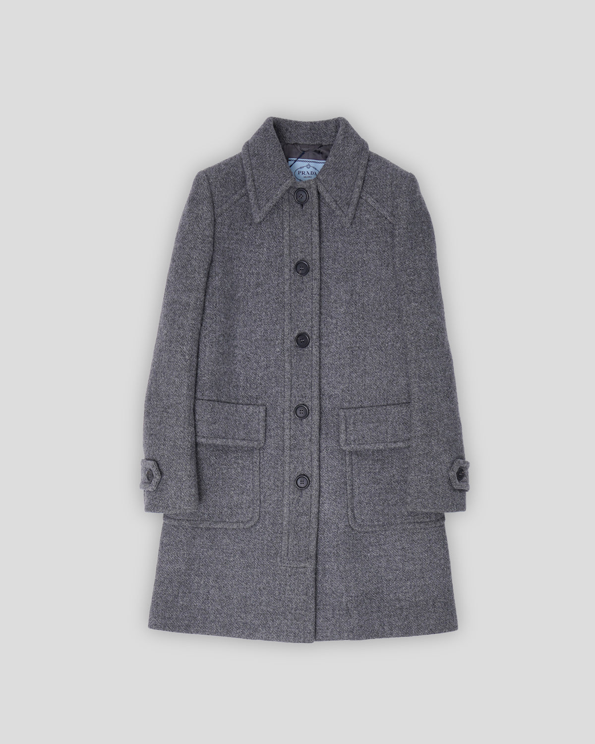 Twill Wool Coat