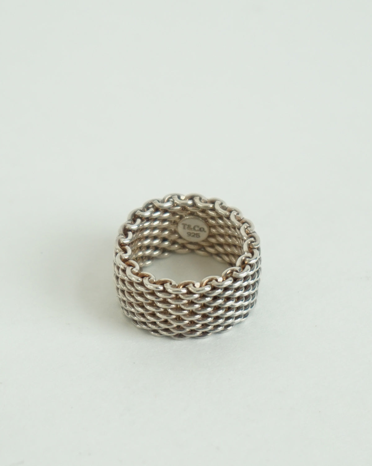 Silver Mesh Ring