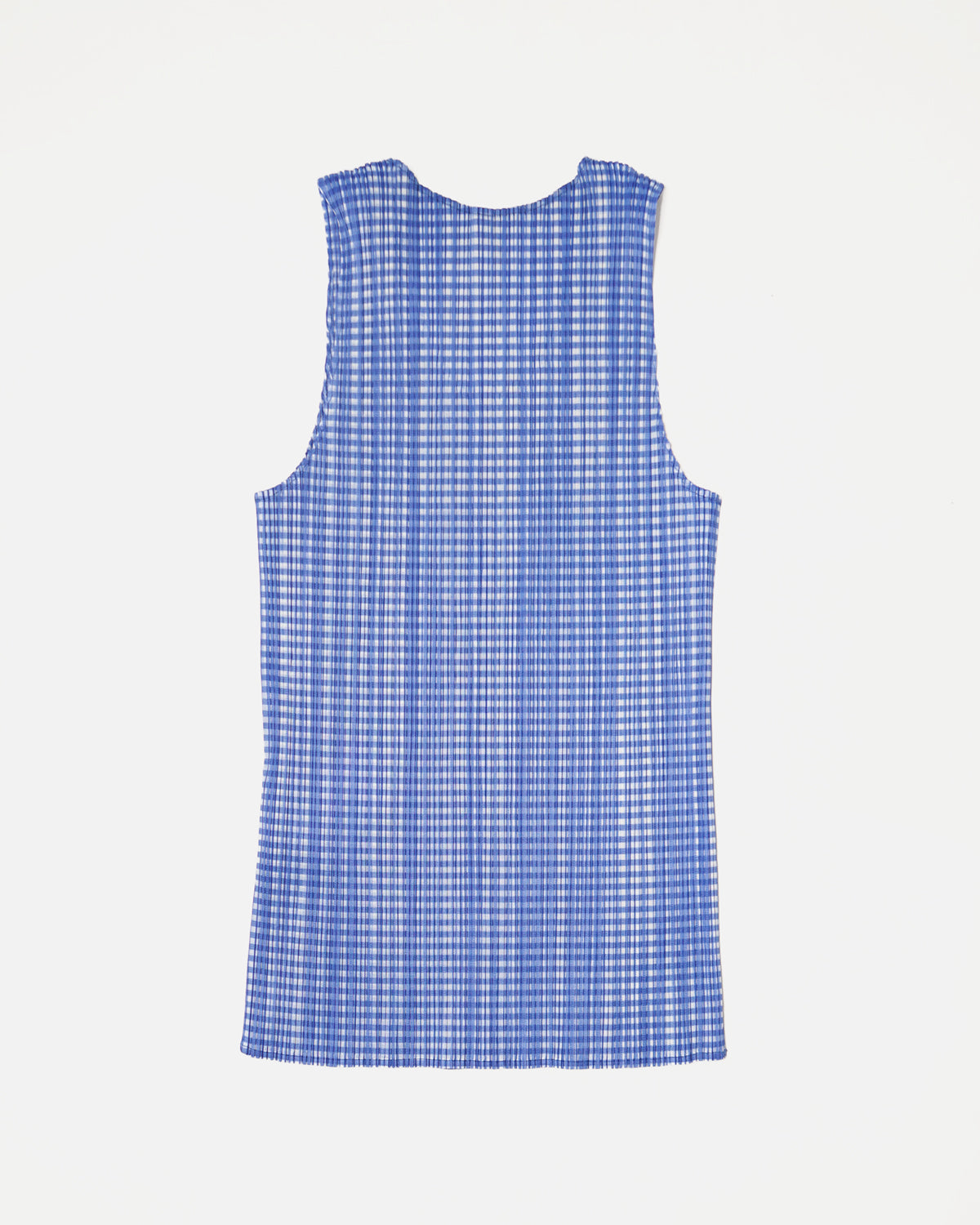 Pleats Please Plaid Tank Top