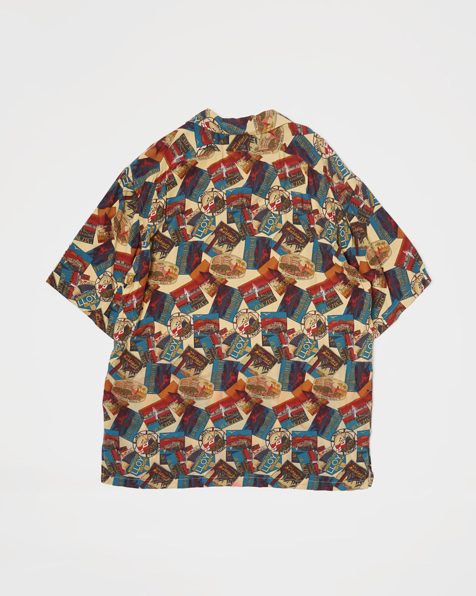 Ralph Lauren rayon shirt USA製 Rayon Patterned S/S Shirt – Front General Store