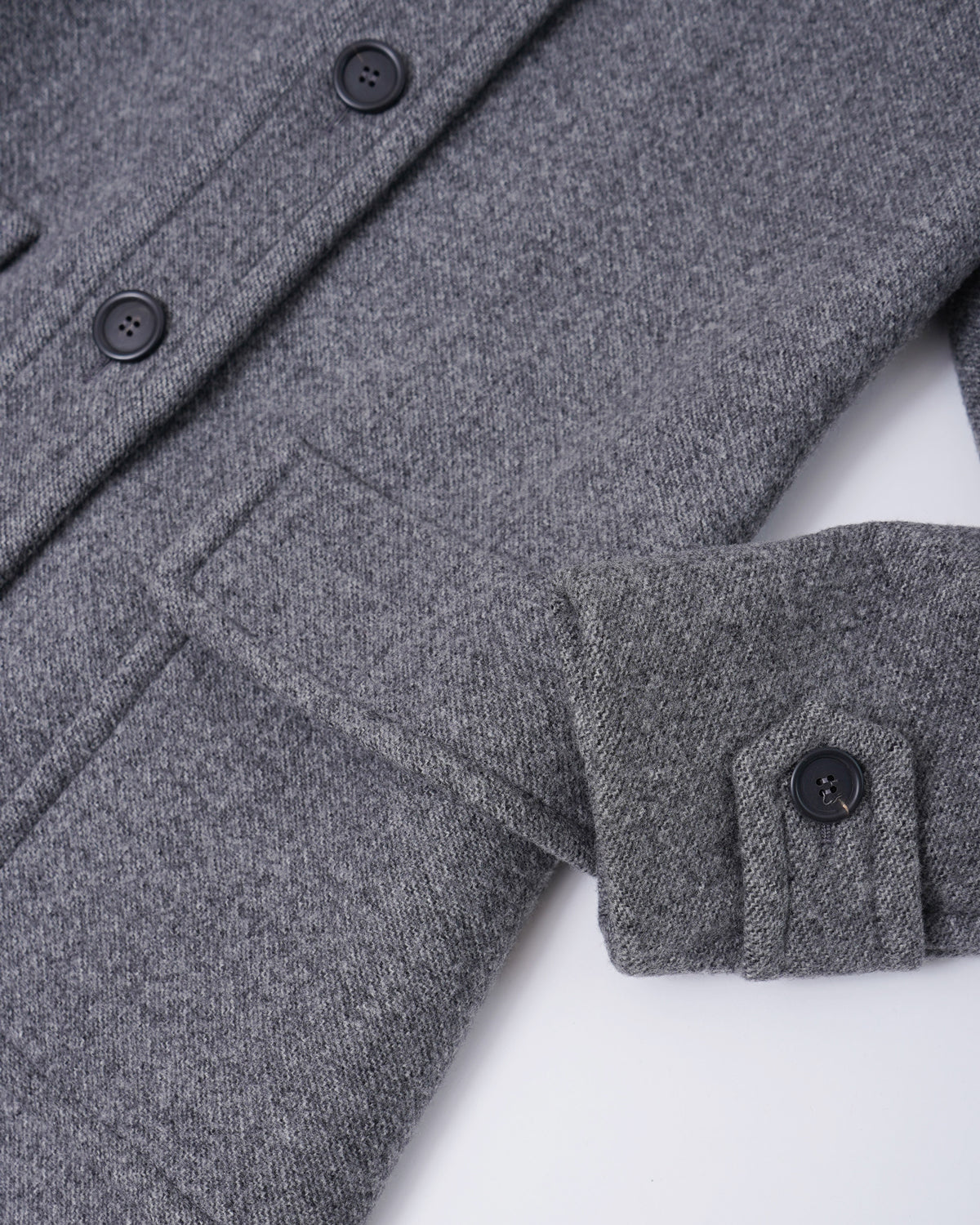 Twill Wool Coat