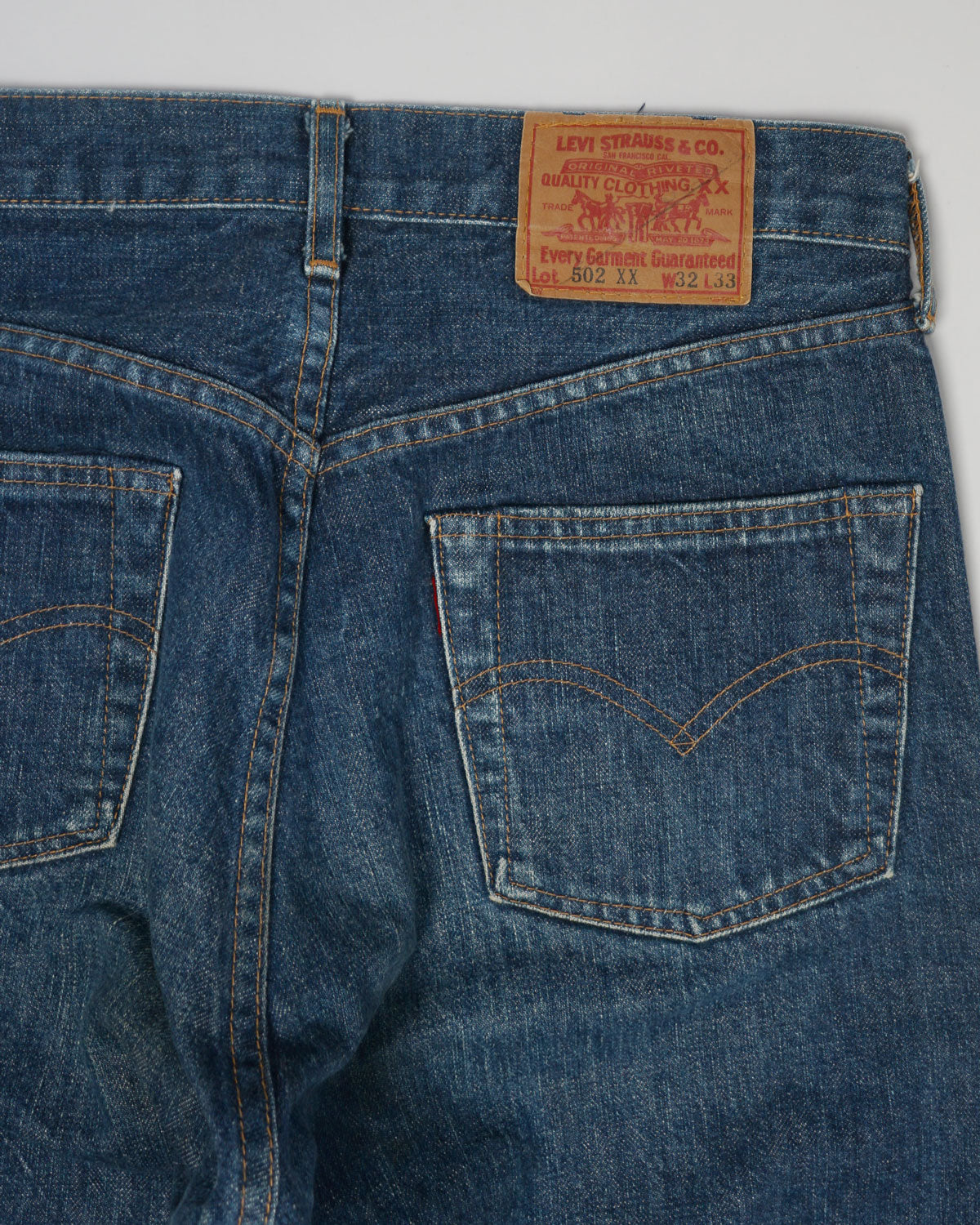 502 Wide Straight Denim Pants / size: 32