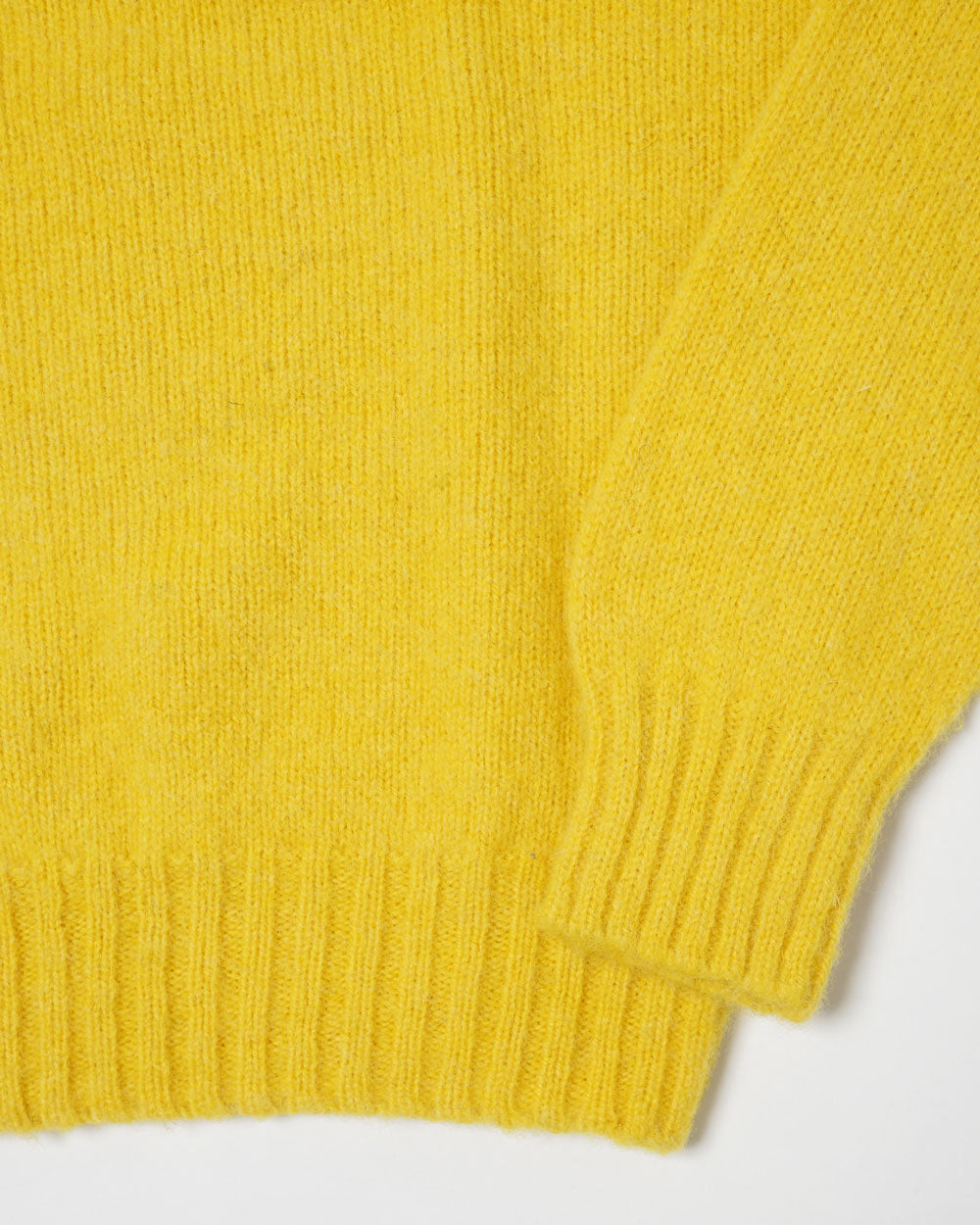 FGS Originals - Brushed Shetland Sweater Crew Neck / Yellow