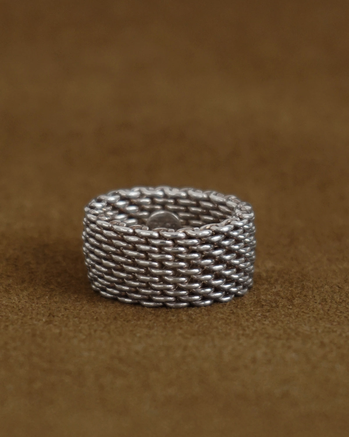 Silver Mesh Ring