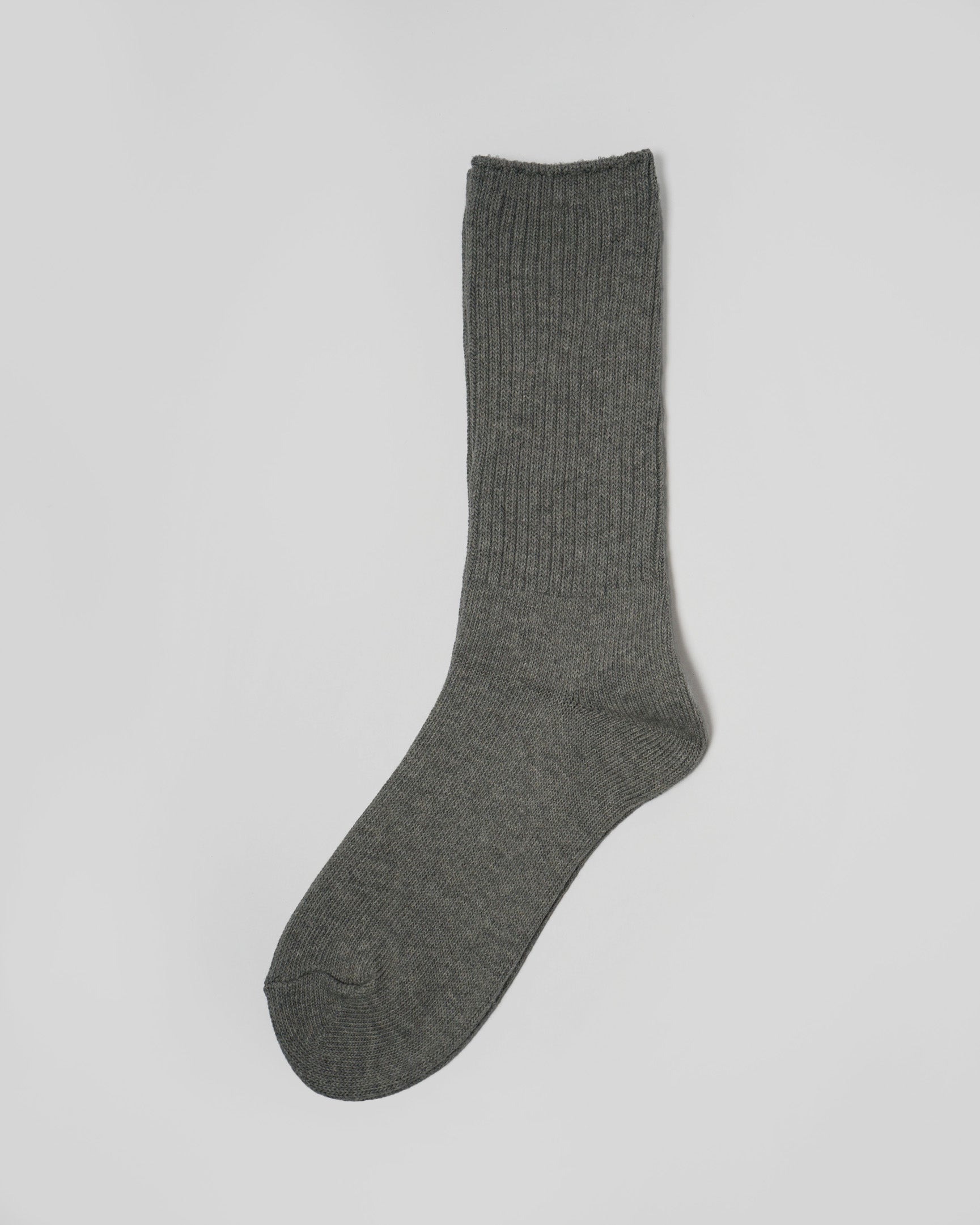 FGS Originals - 3-Pack Organic Cotton Rib Crew Socks / Gray