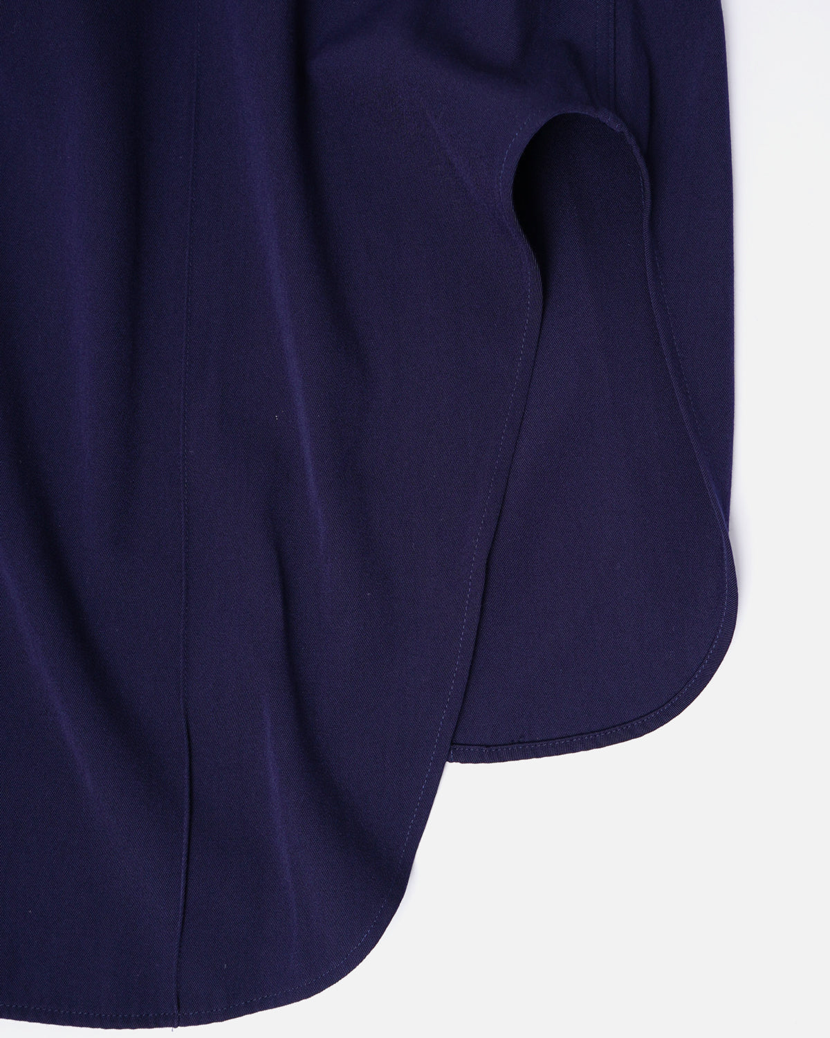 Wool Gabardine Long Shirt
