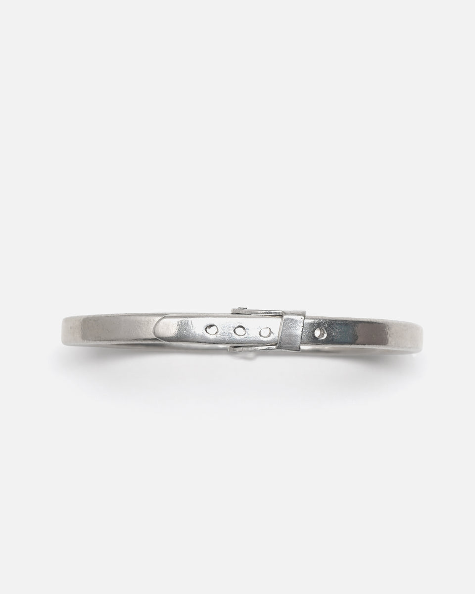 アクセサリー VINTAGE Mexican belt bangle silver925 Vintage Sterling Silver Belt Bracelet Made in Mexico – Front