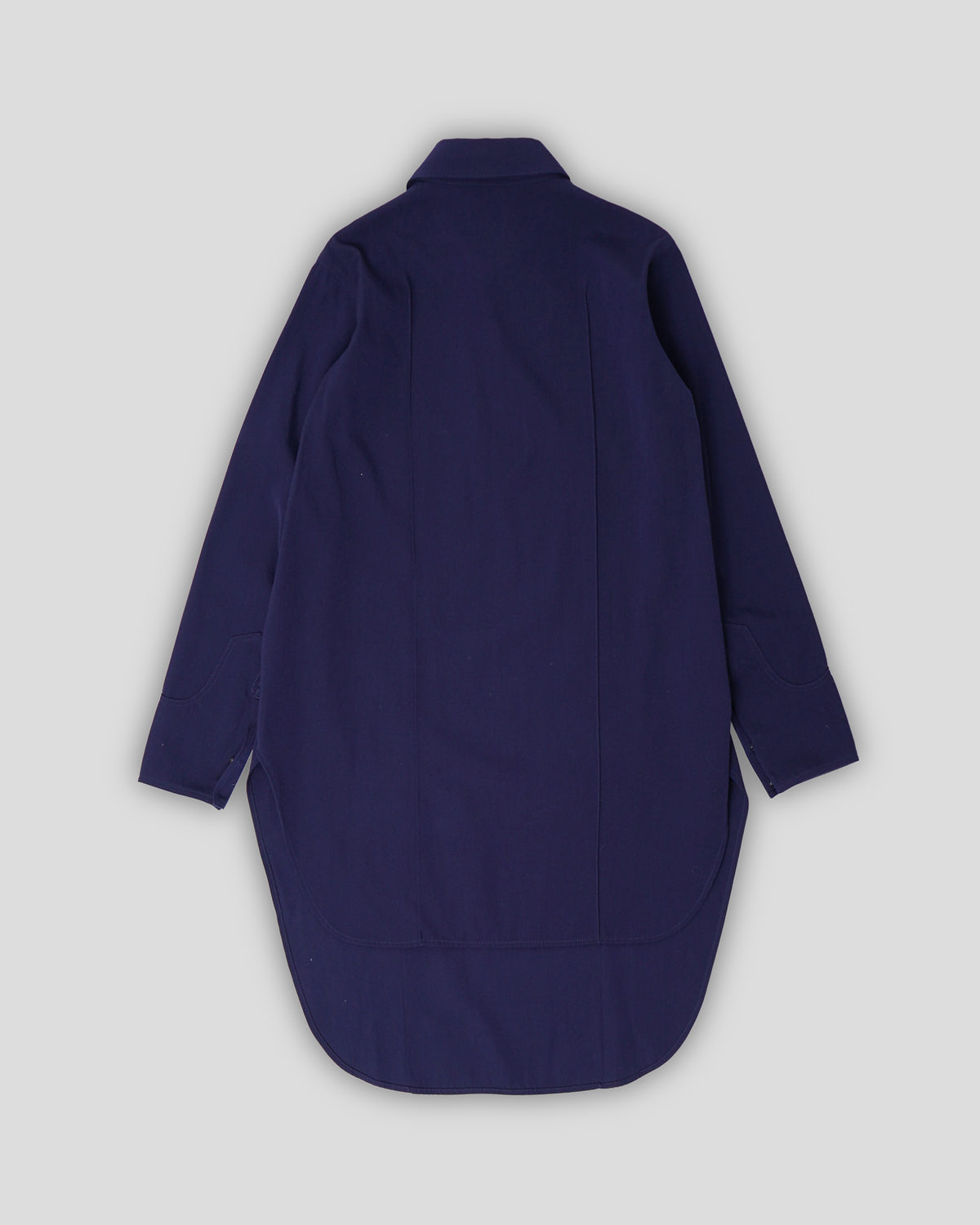 Wool Gabardine Long Shirt