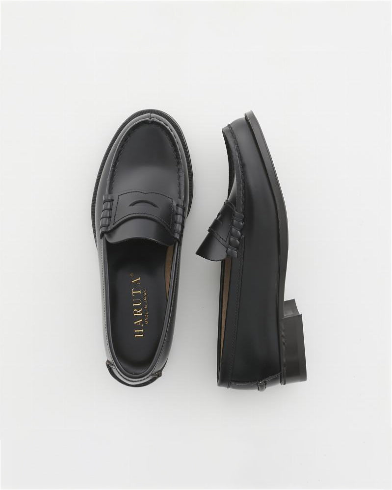 Haruta Leather 304 Loafer Black