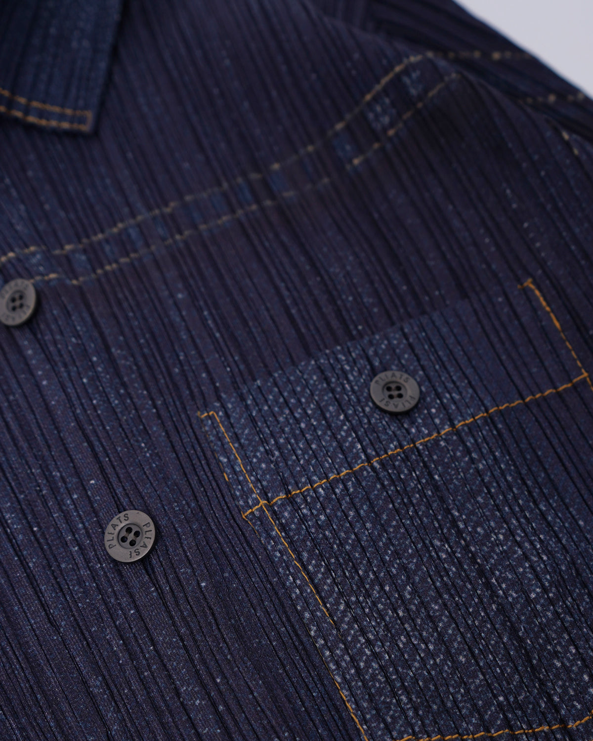 Denim Mosaic Printed Shirt