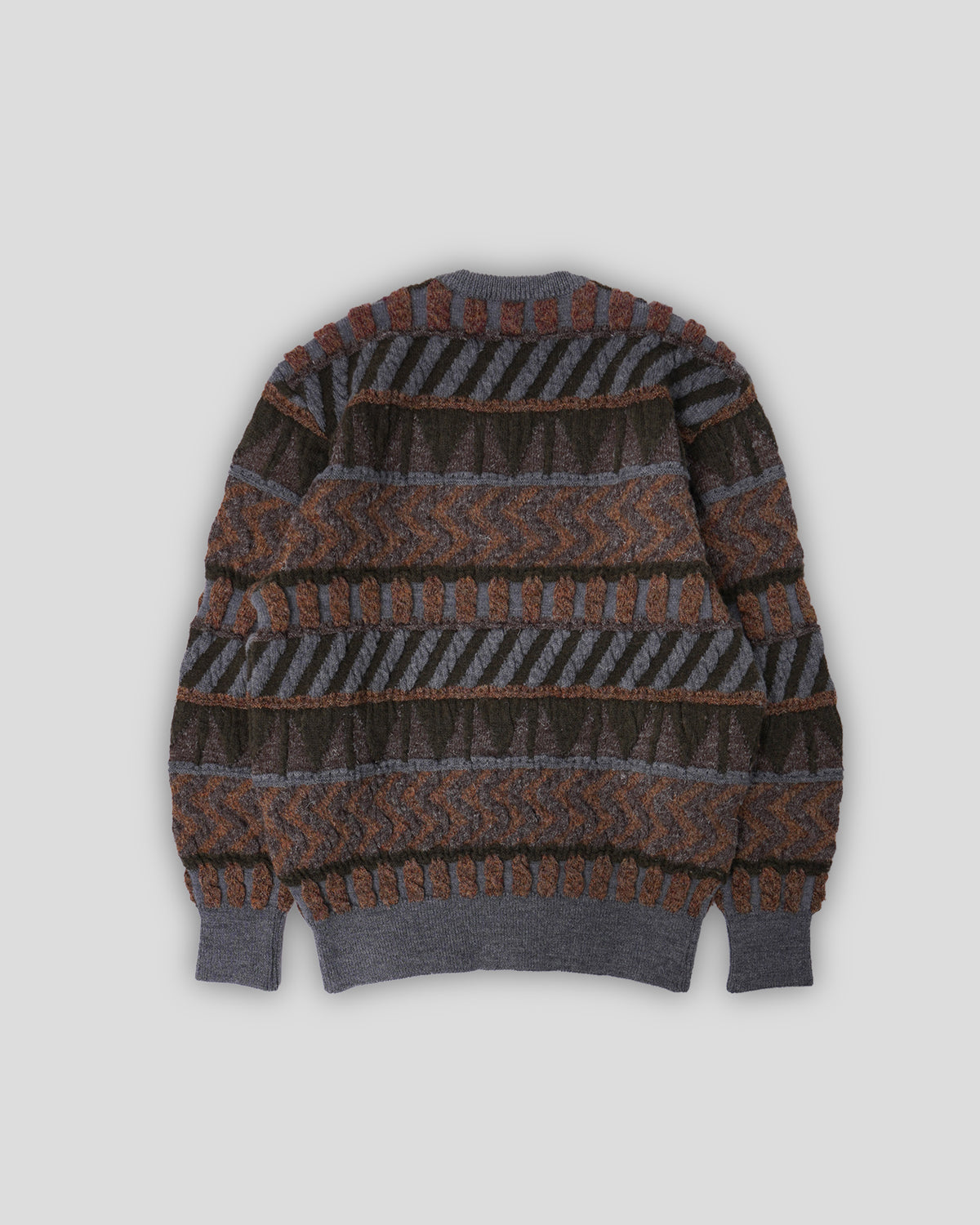 V-Neck Patterned Sweater