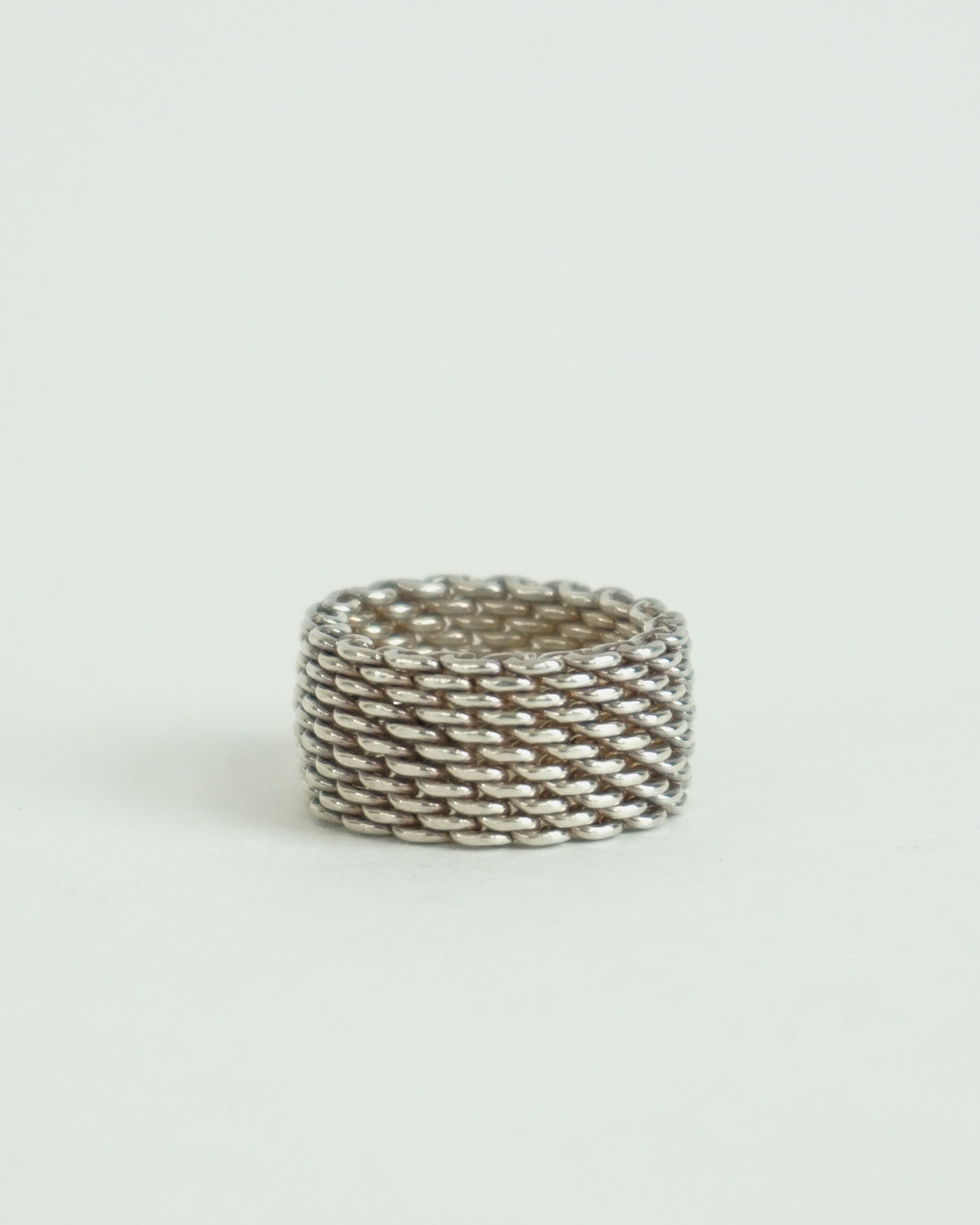 Silver Mesh Ring