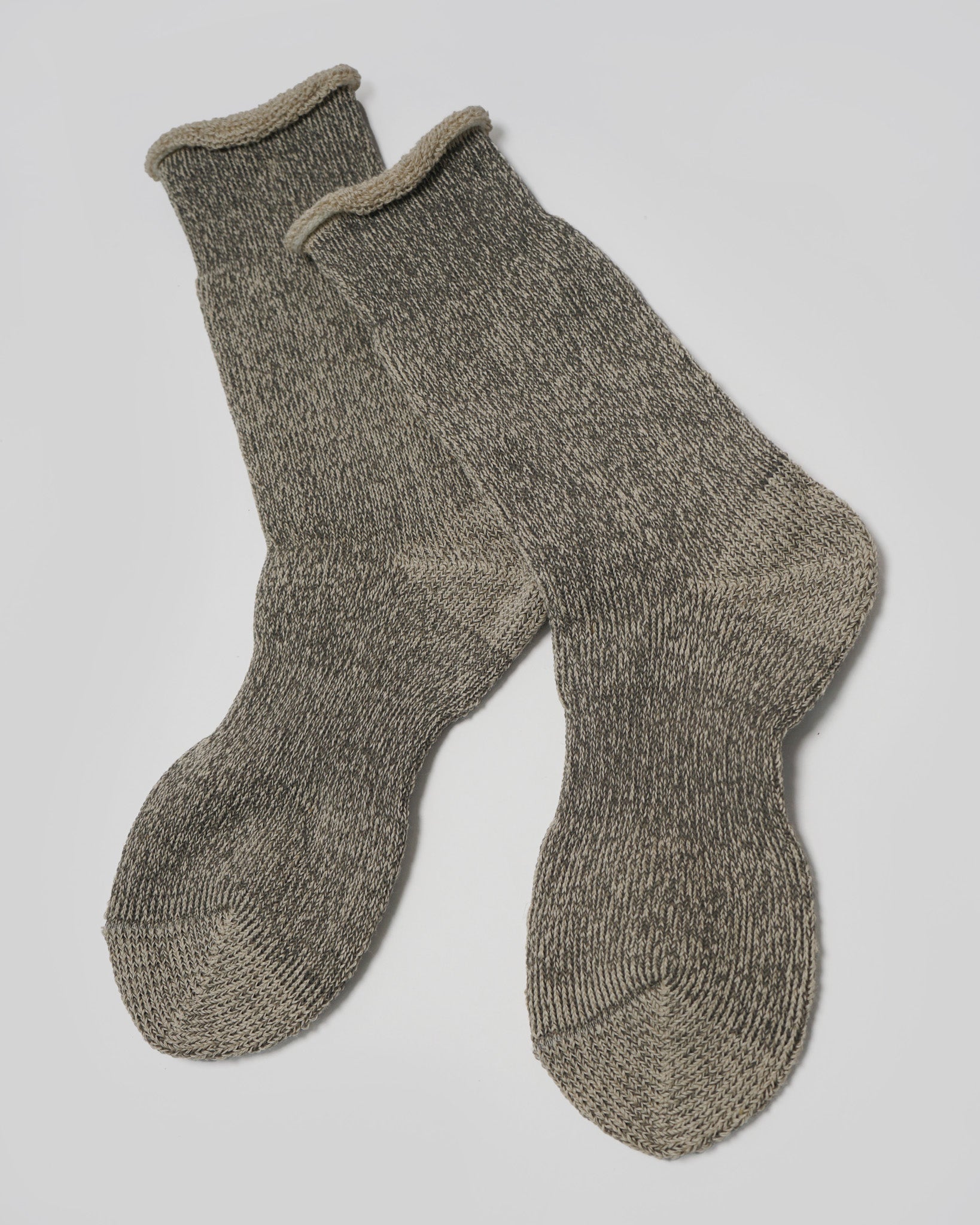 FGS Originals - Hemp Full Pile Half Socks / Charcoal