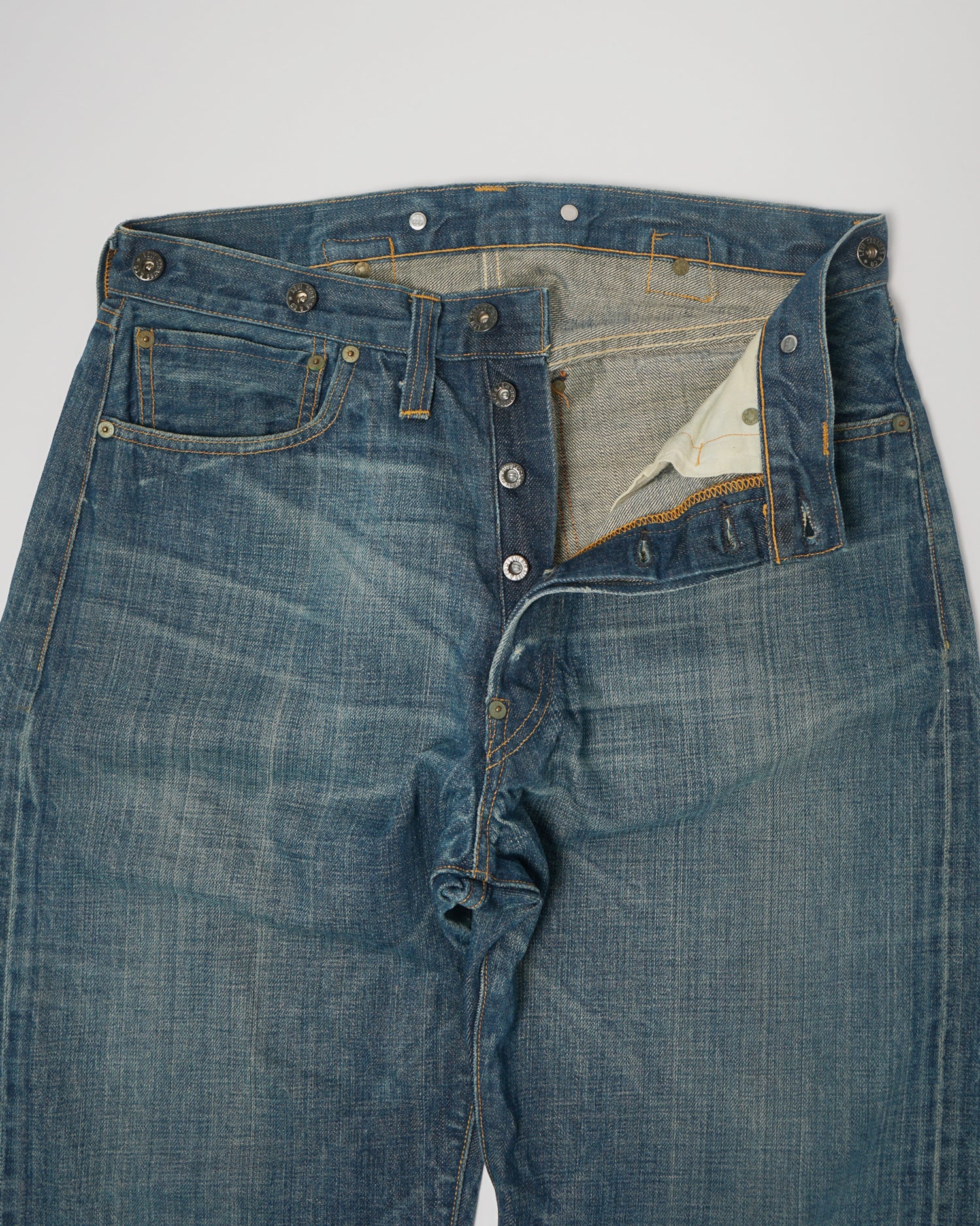 501XX Buckle Back Straight Fit Denim Pants