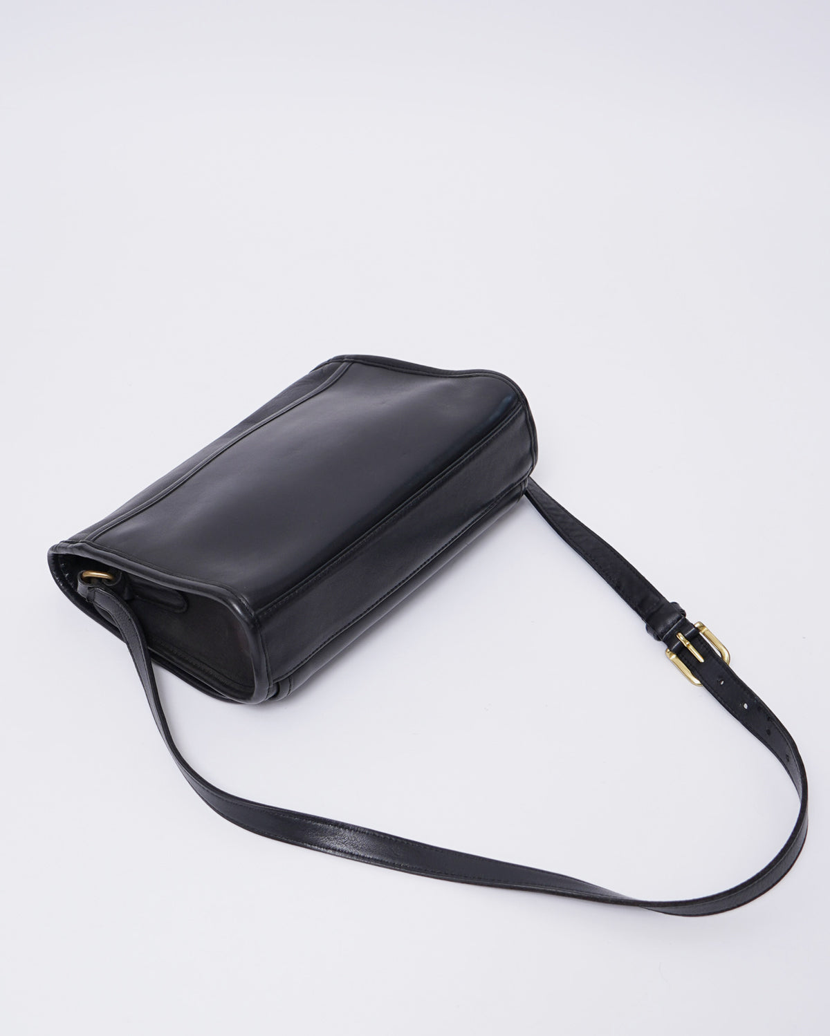 Black Leather Shoulder Bag
