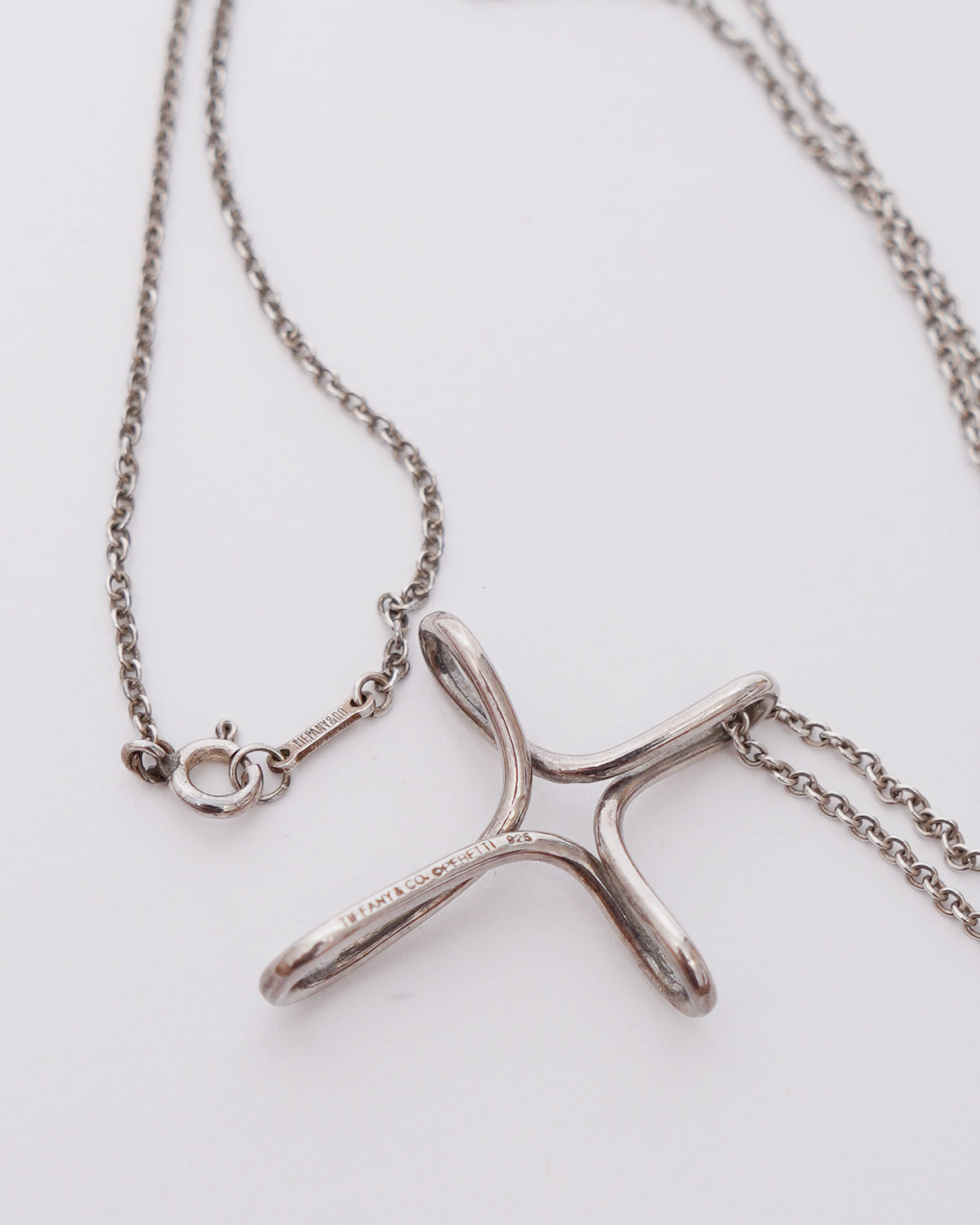 Silver Infinity Cross Necklace