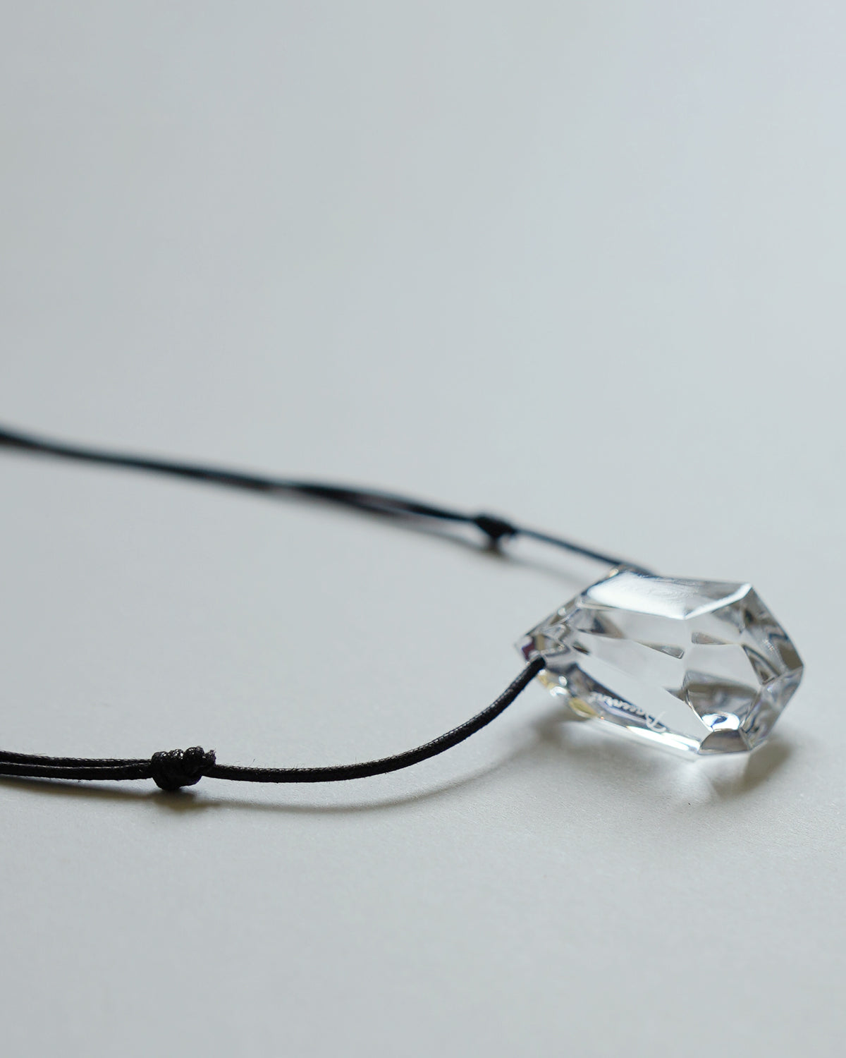 Chrystal Glass Rock Necklace