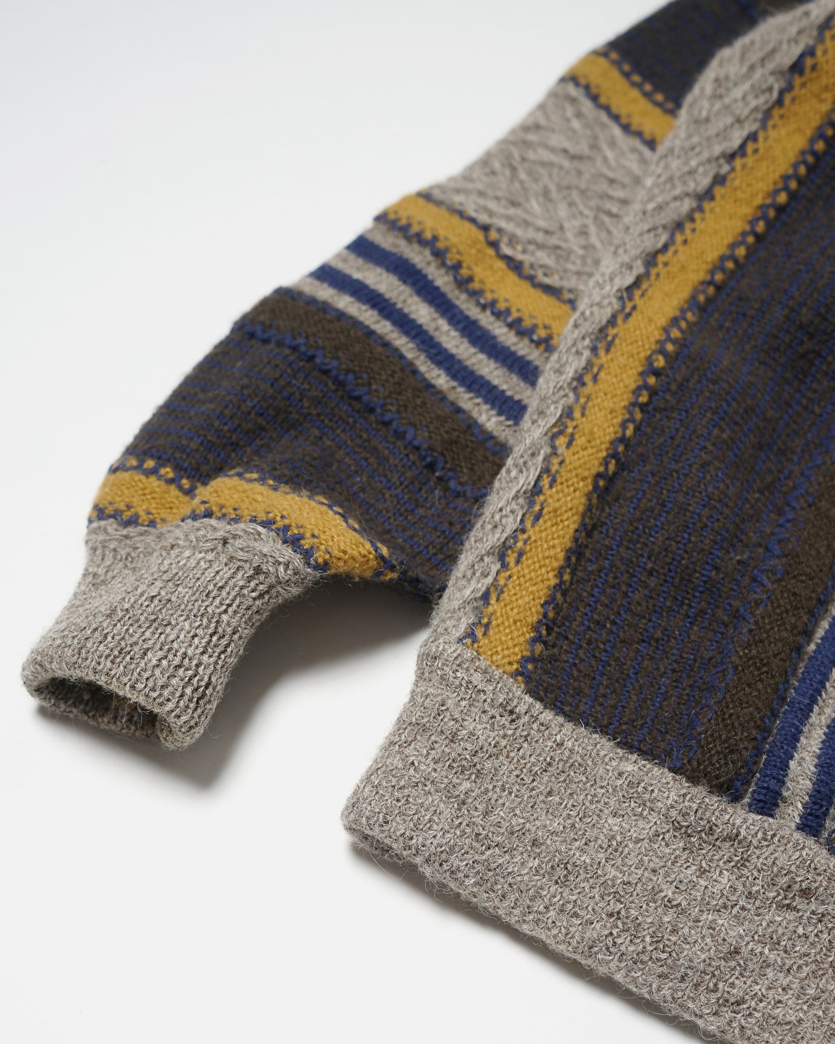 Stripe V-neck Sweater