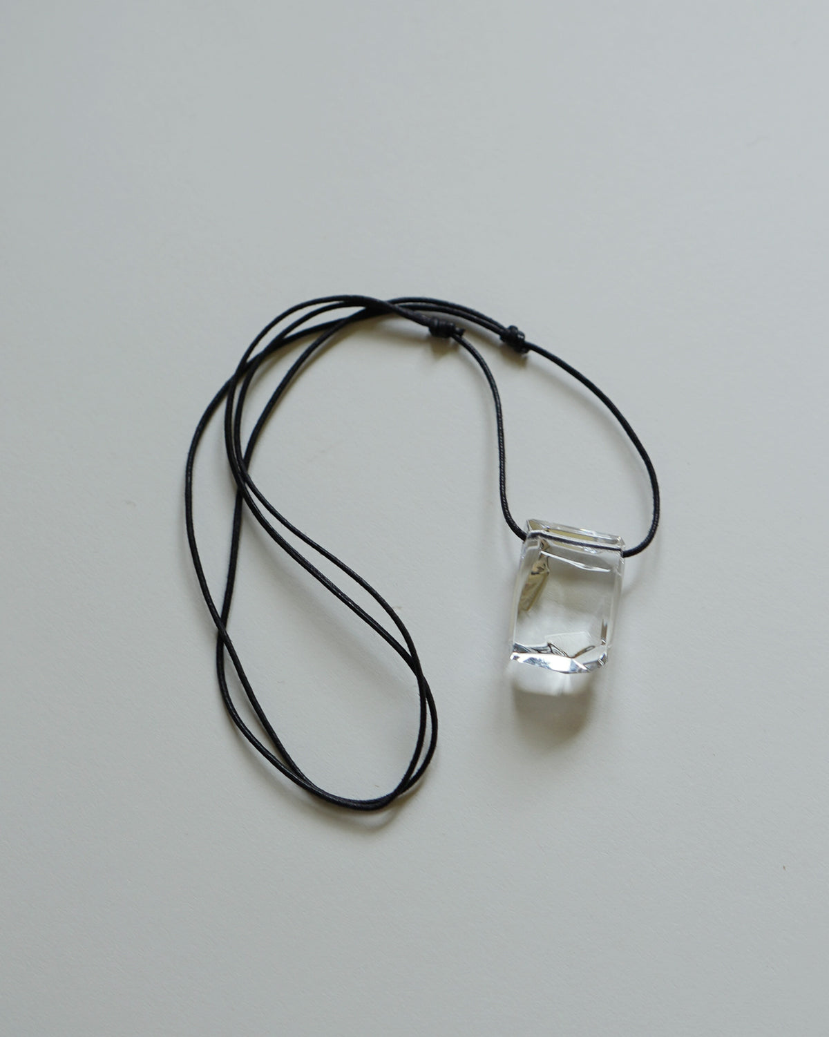 Chrystal Glass Rock Necklace