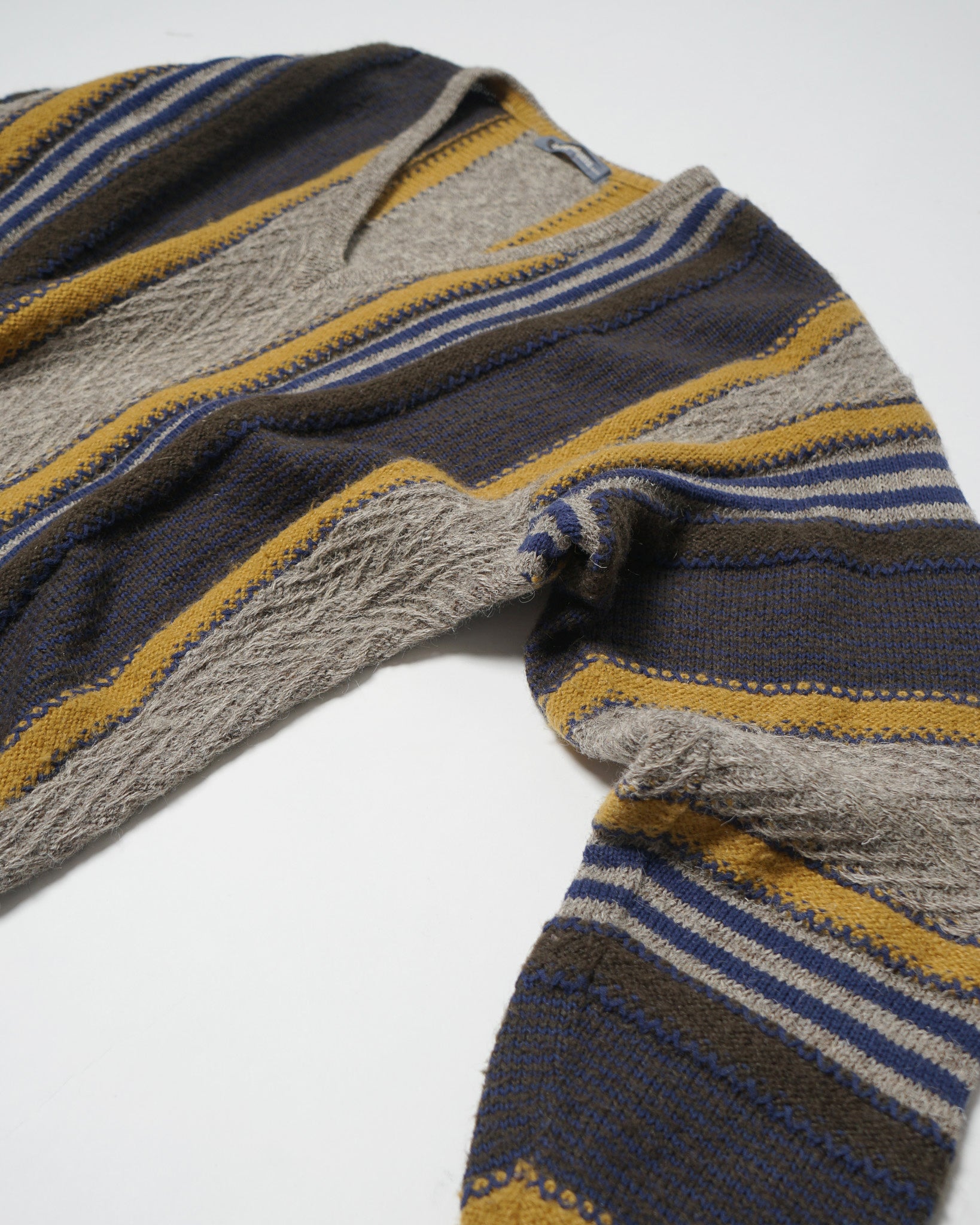 Stripe V-neck Sweater