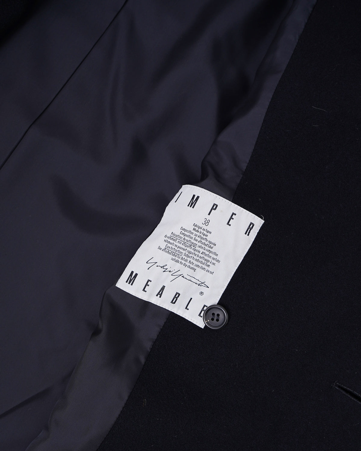 Double Breasted Melton Long Coat