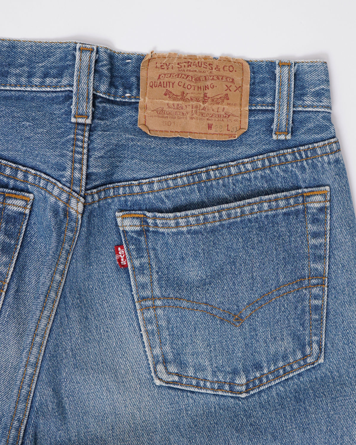 501 Straight Fit Denim Pants / size: 28