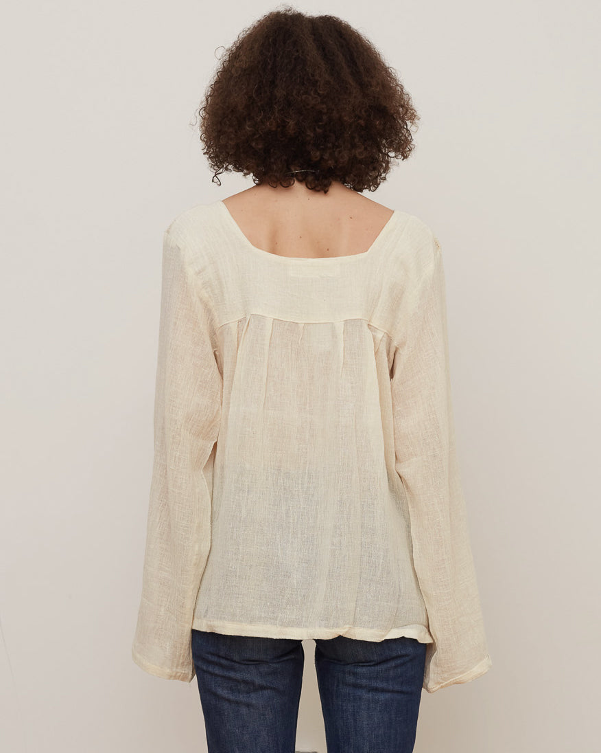 Indian Gauze Tunic L/S