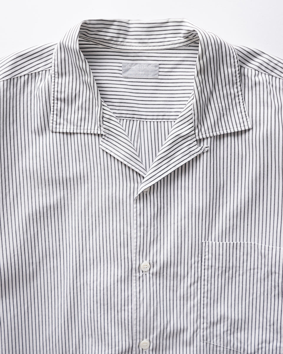 Open-Collar S/S Striped Shirt – Front General Store