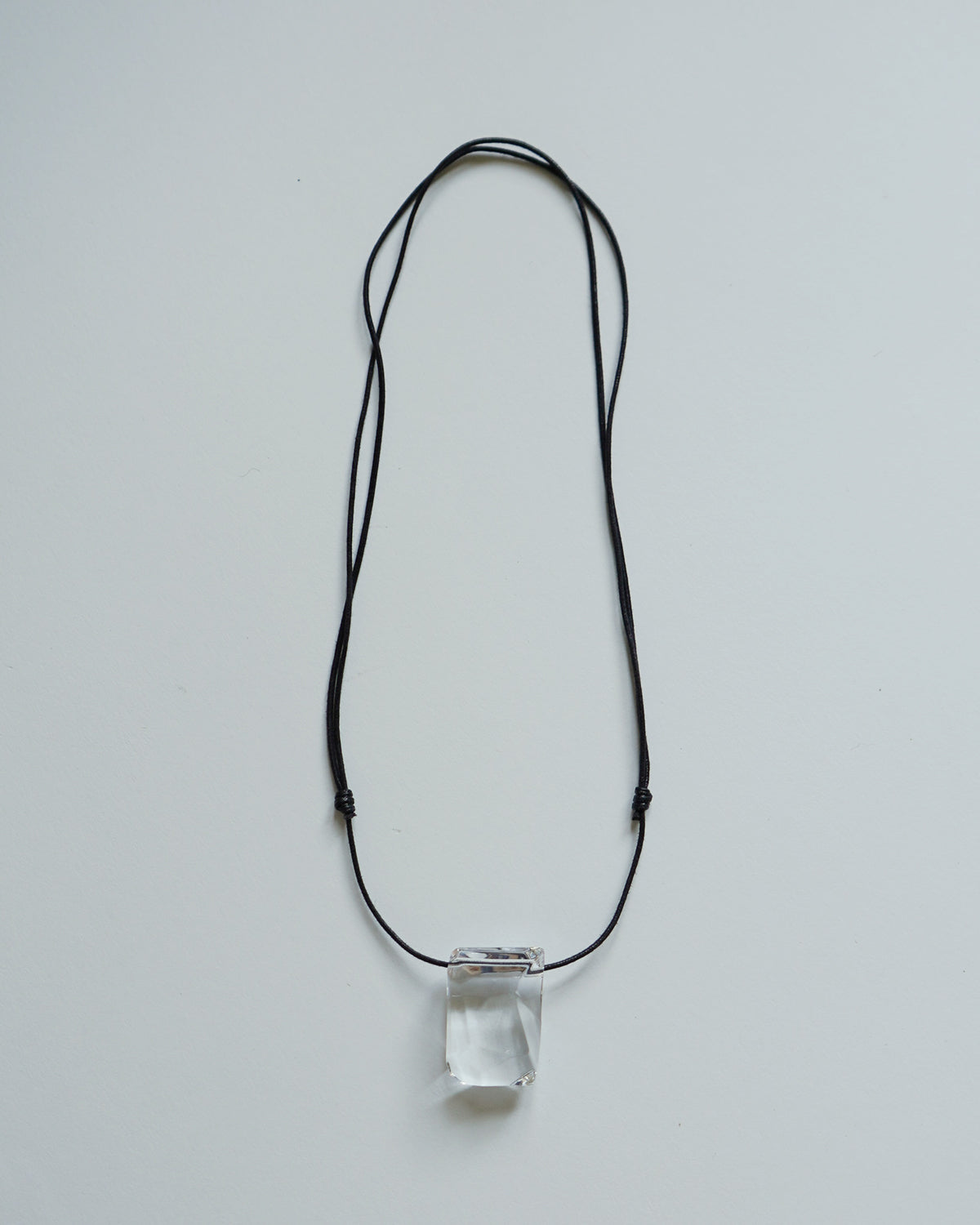 Chrystal Glass Rock Necklace