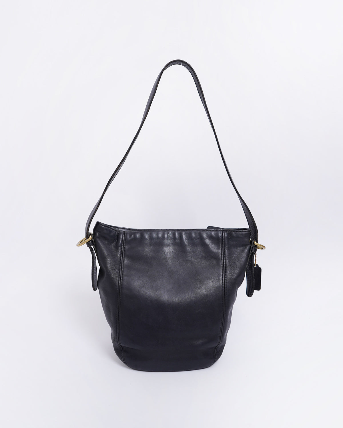 Black Leather Shoulder Bag