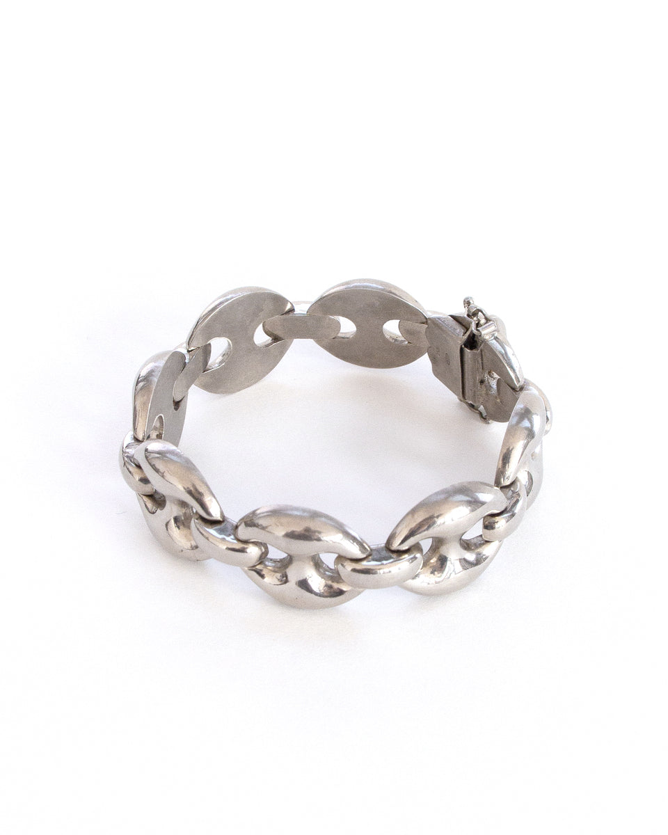 Silver Anchor Chain Bracelet – Front General Store