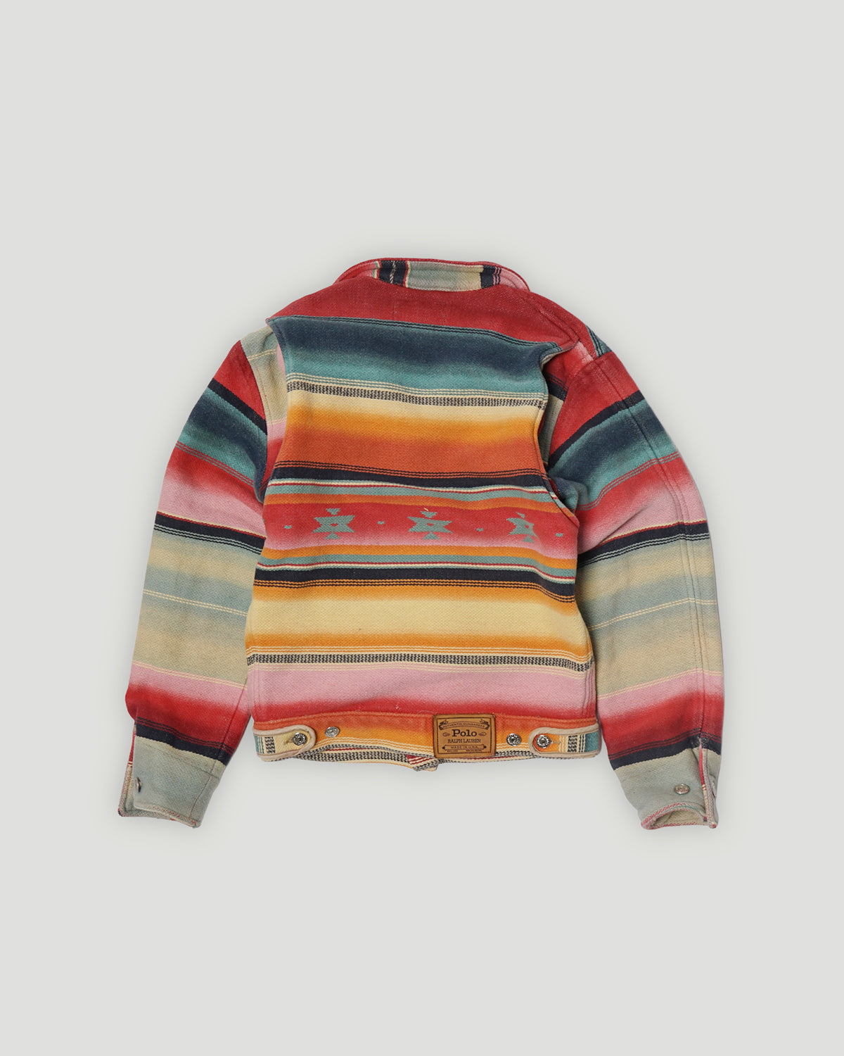 Polo Dungarees Native Pattern Blanket Jacket