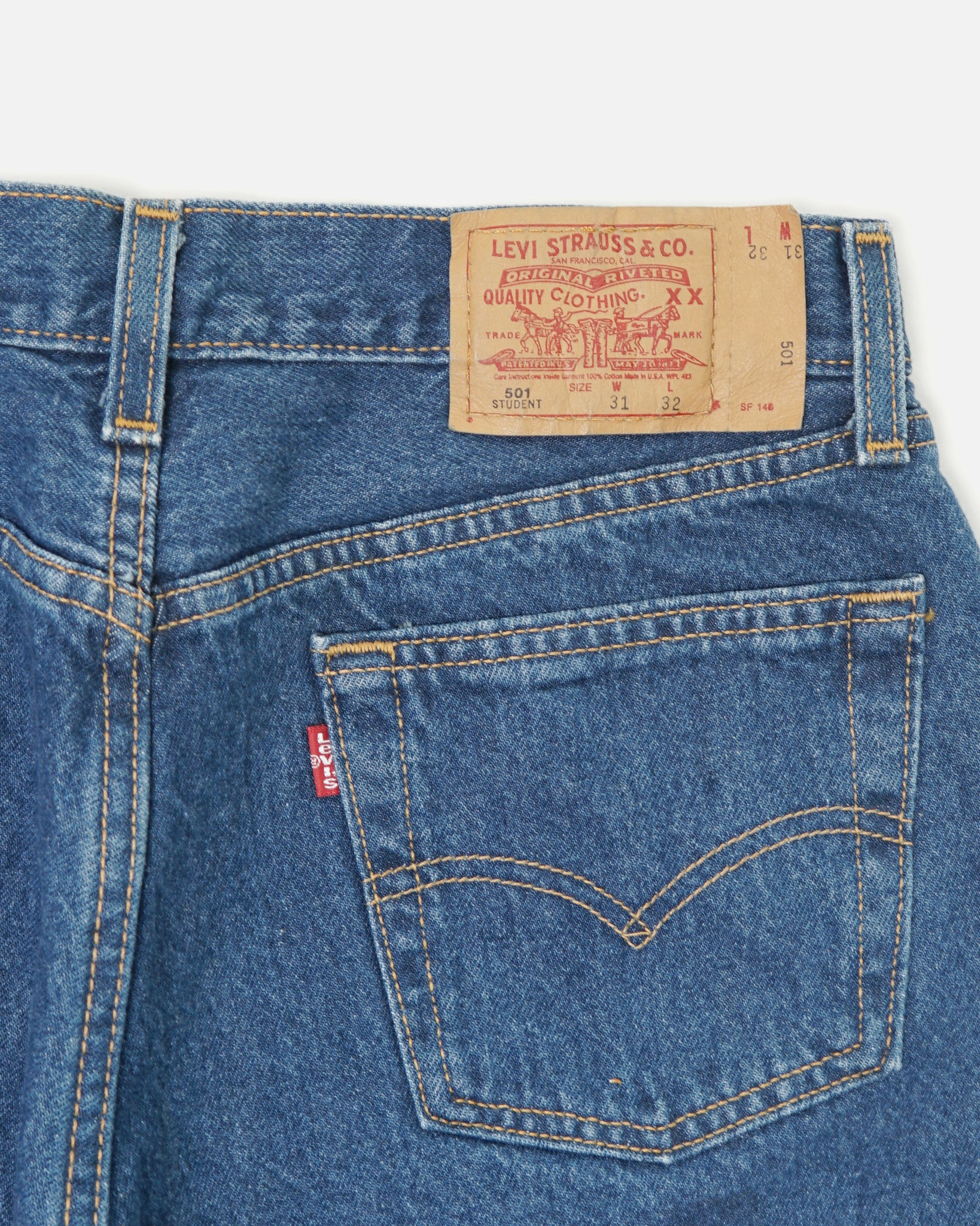 501 Straight Fit Denim Pants