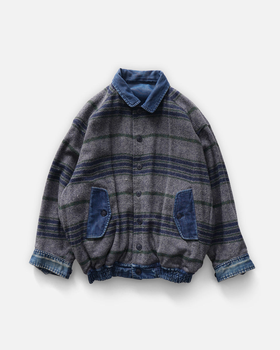 I.S. ISSEY MIYAKE Reversible Denim Jacket Made in Japan – Front