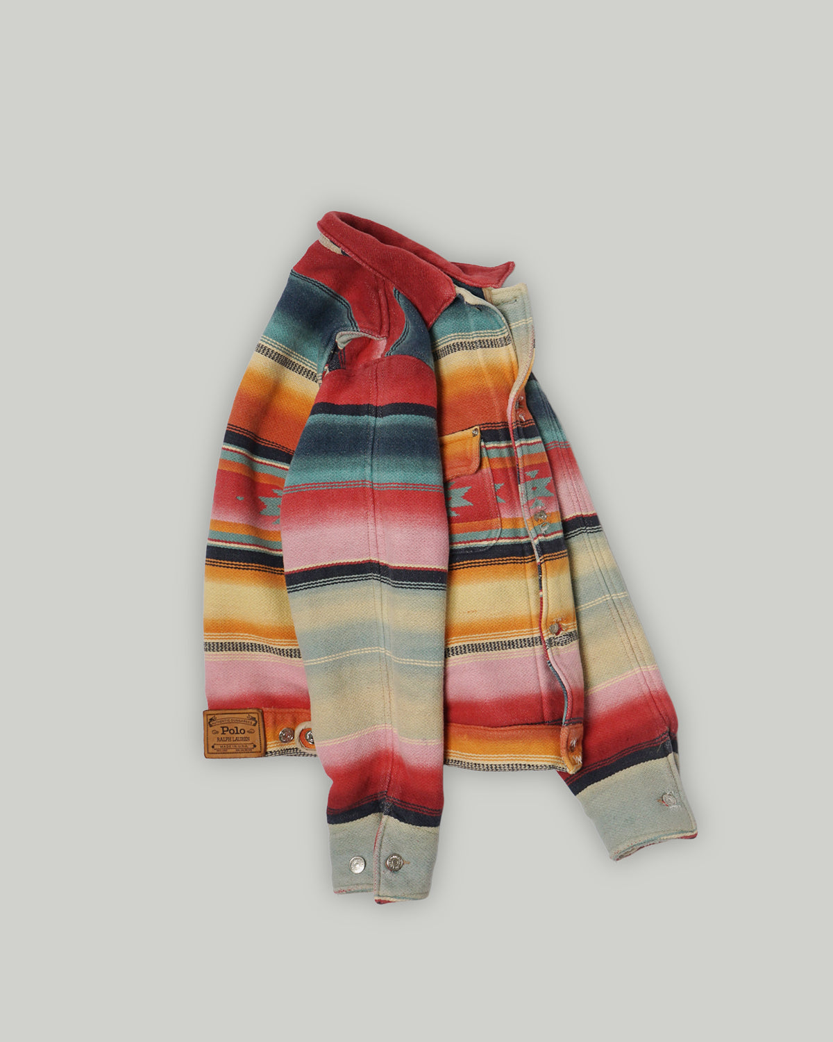 Polo Dungarees Native Pattern Blanket Jacket