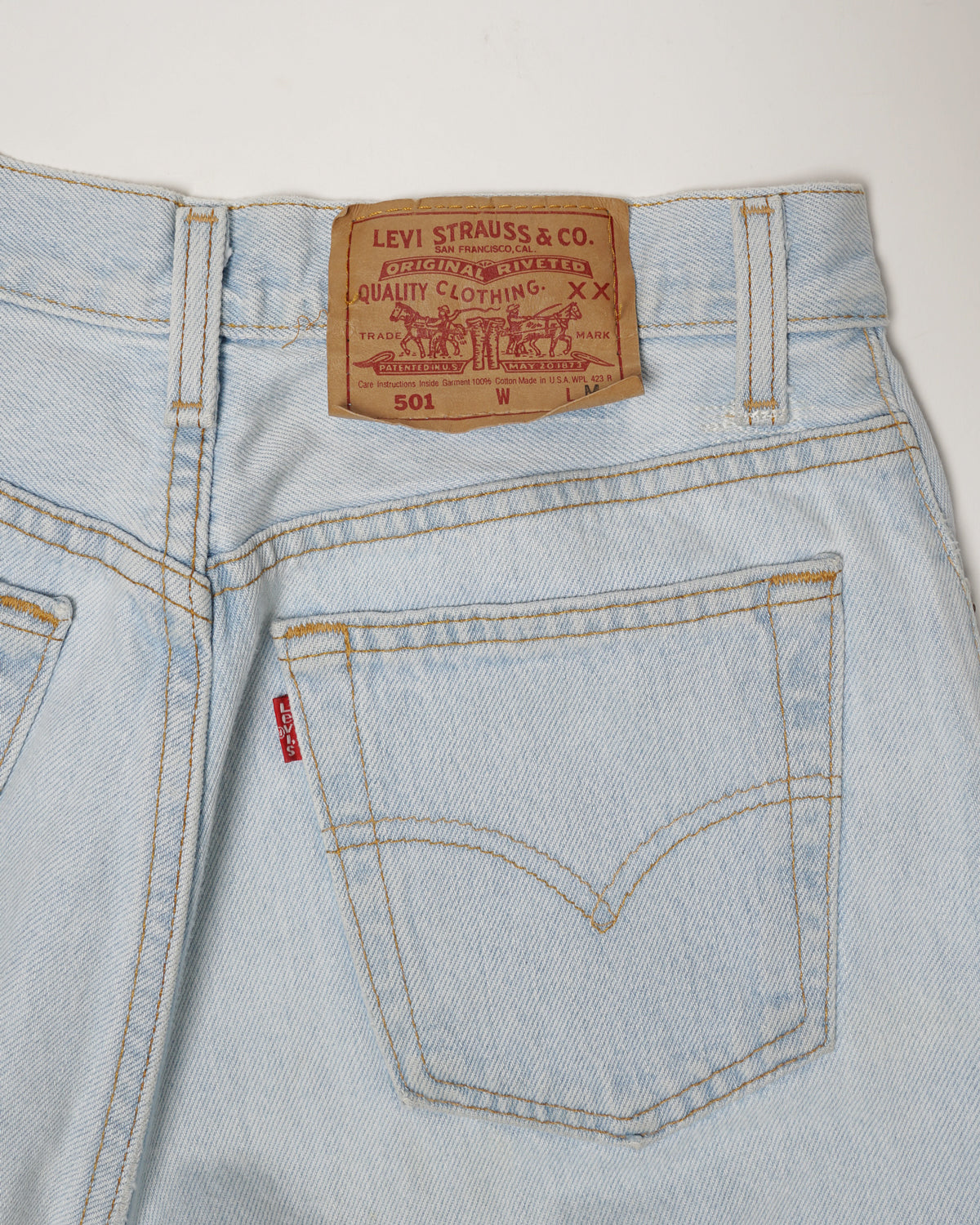 501 Straight Fit Denim Pants / size: 28